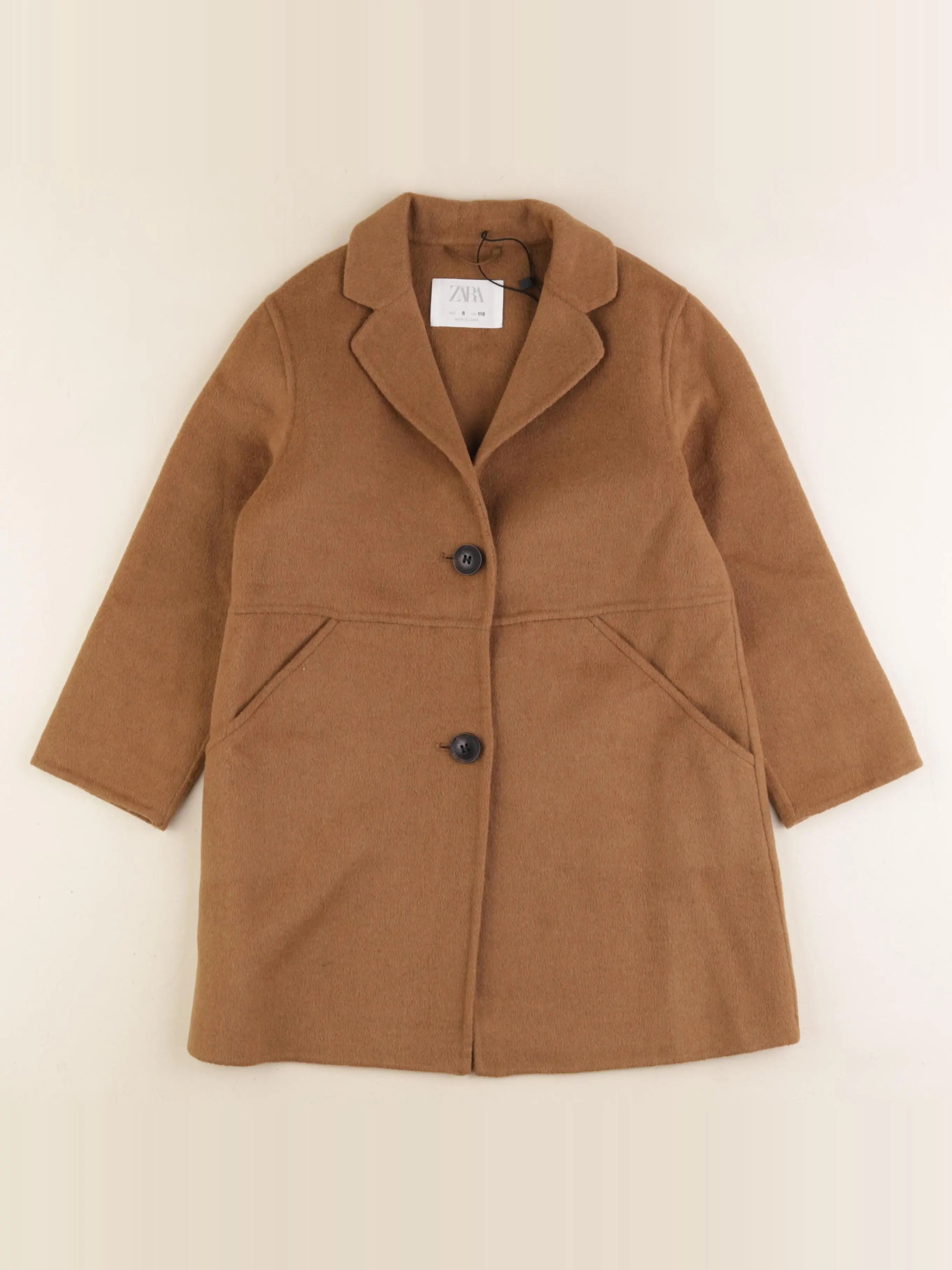 Zara - manteau marron - 6 ans