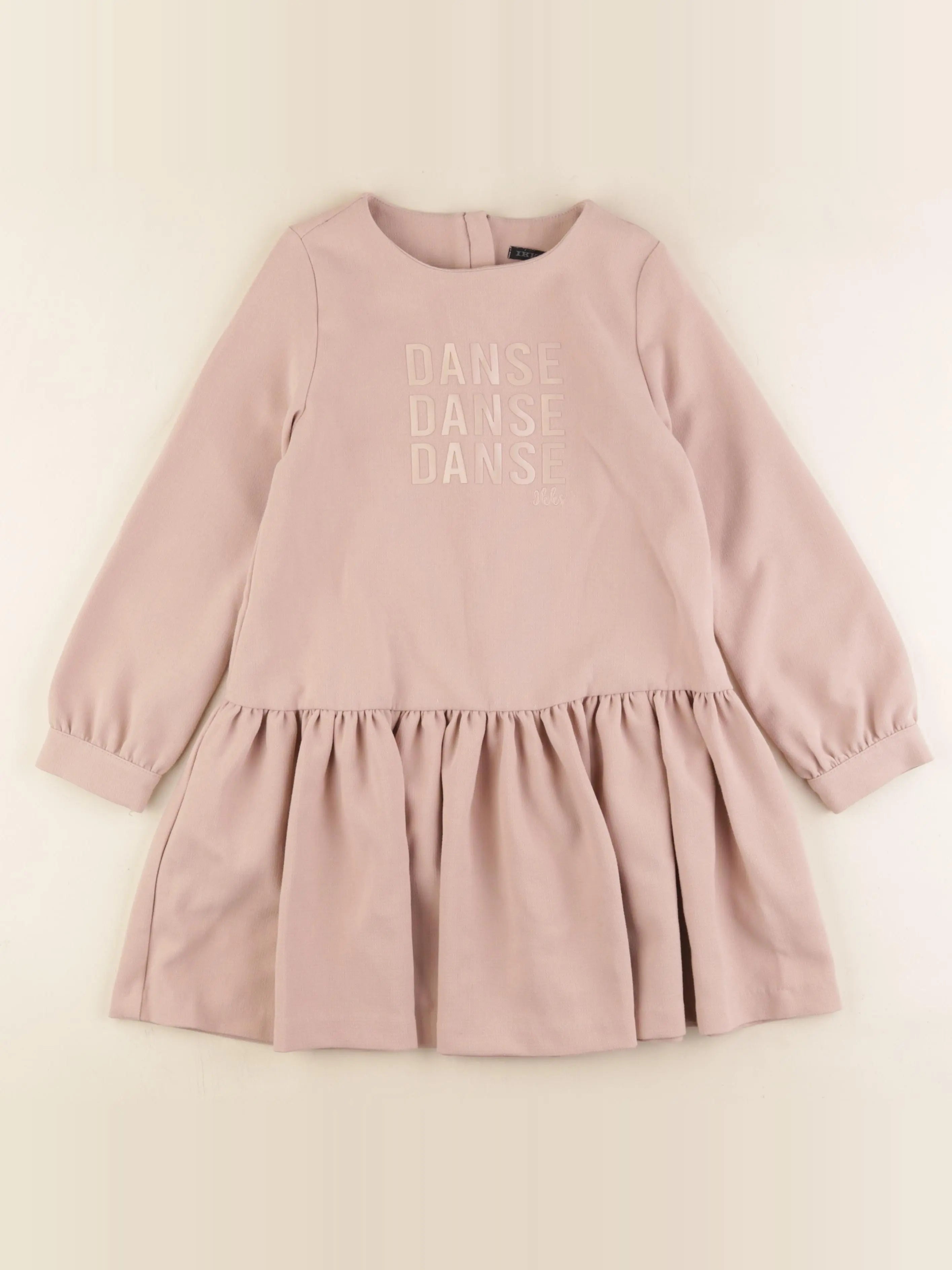 IKKS - robe rose - 8 ans