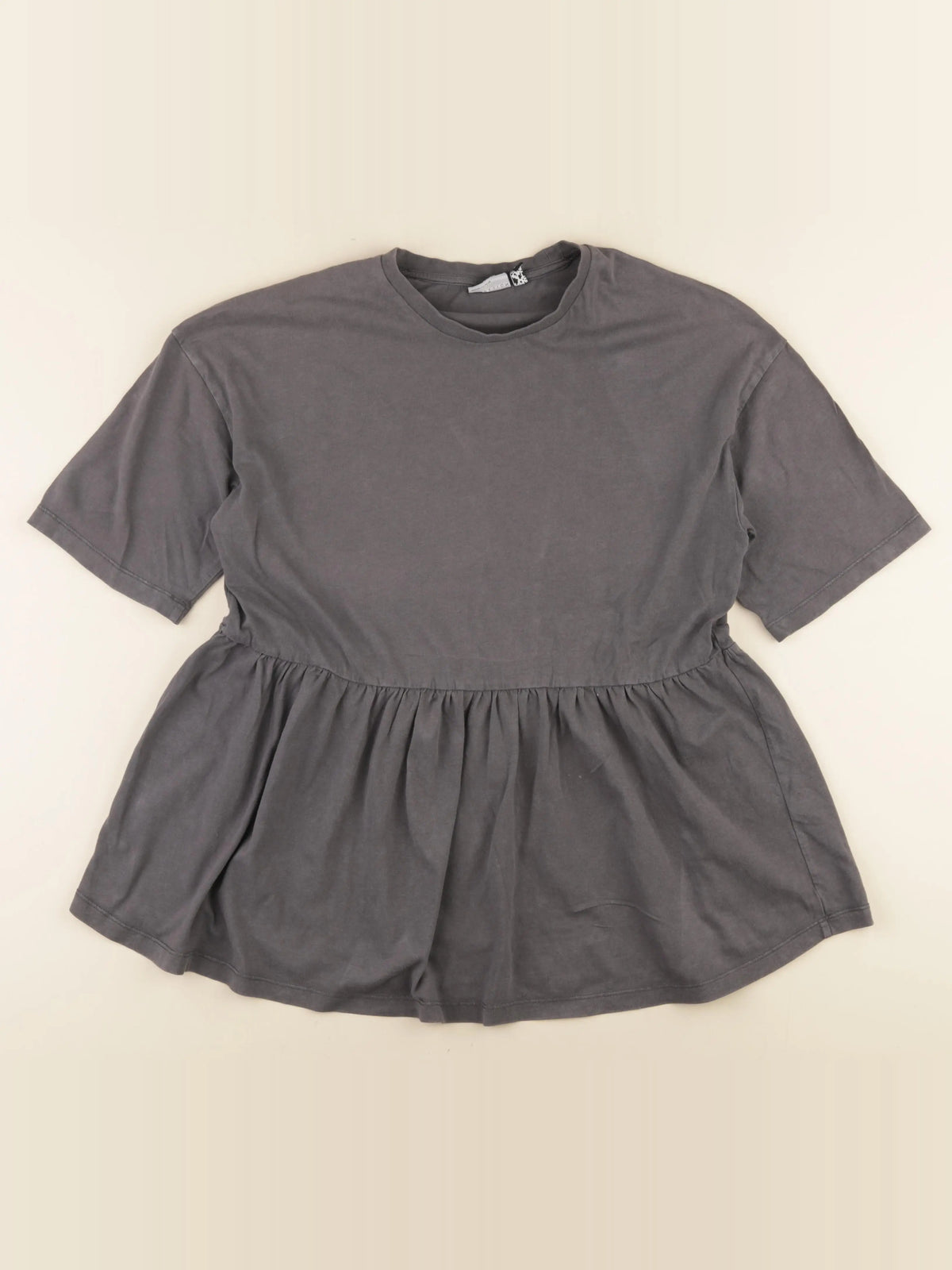 Asos - tee-shirt grossesse taupe - 34