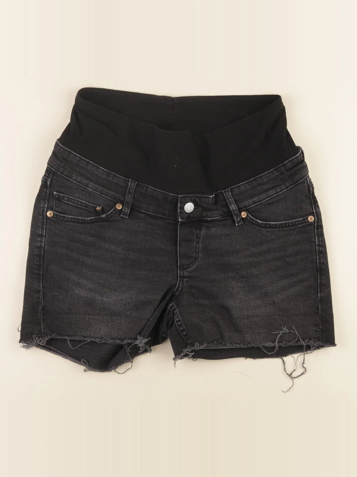 H&M - short grossesse noir - s