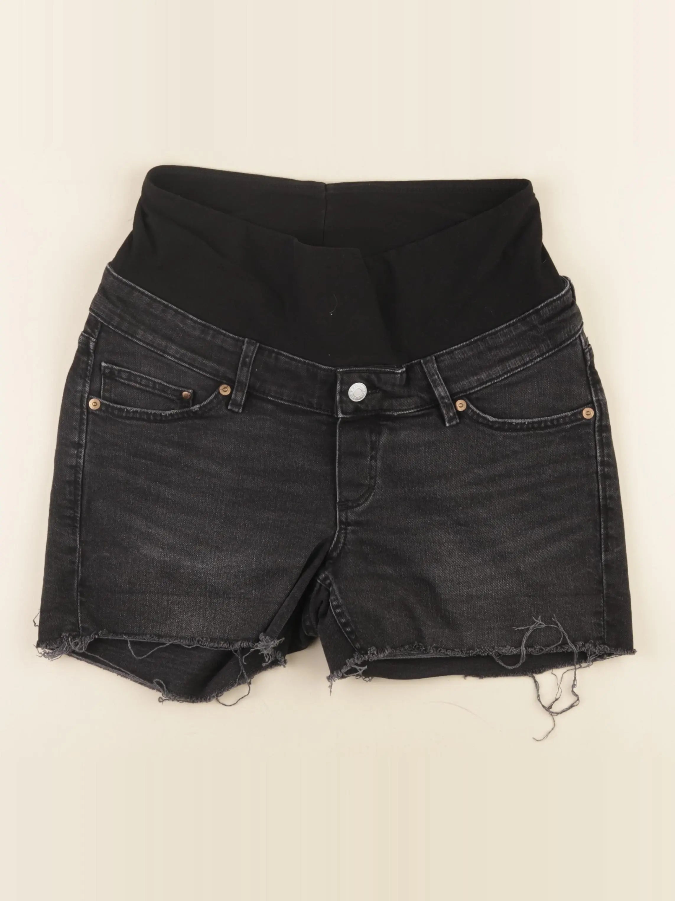 H&M - short grossesse noir - s