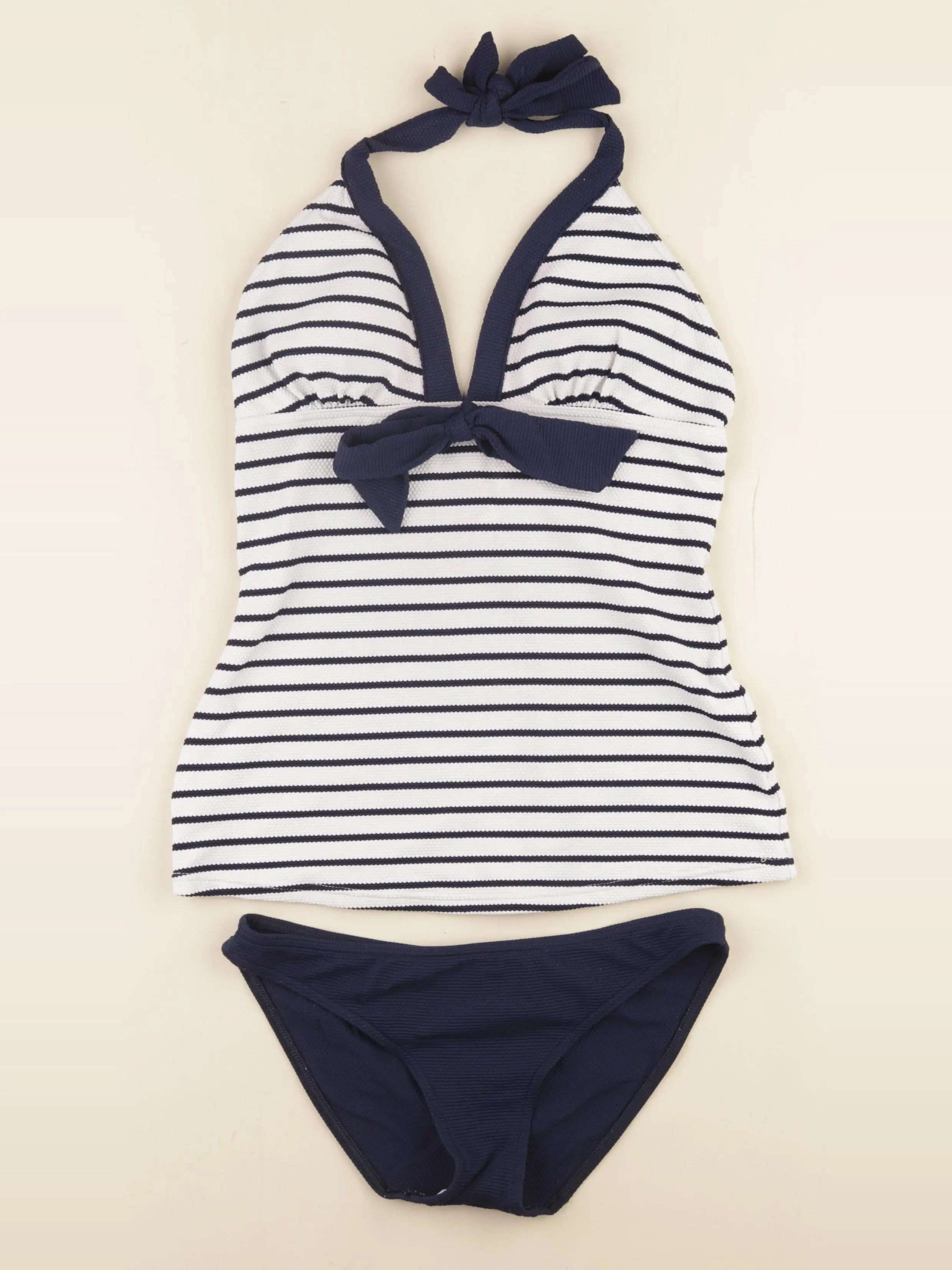 Envie de fraise - maillot de bain grossesse blanc, bleu - xs