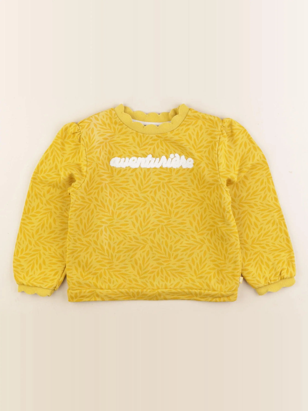 Okaidi - sweat jaune - 4 ans