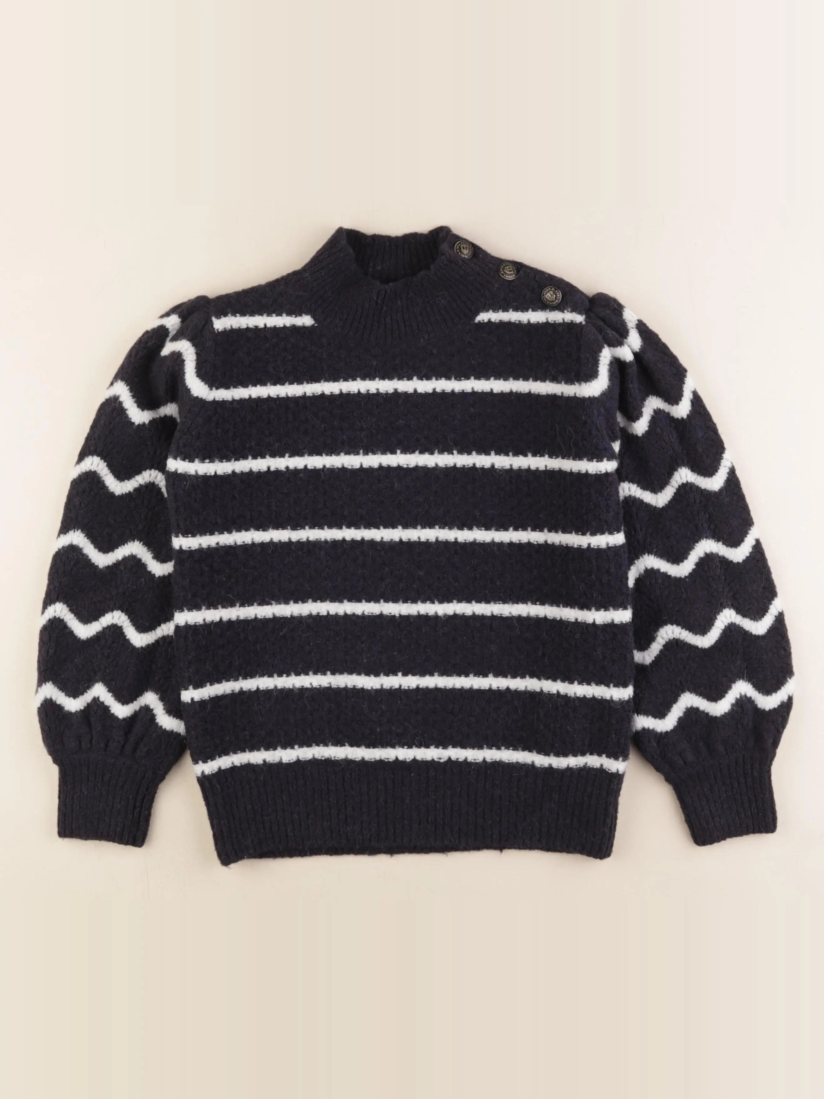 IKKS - pull bleu - 10 ans