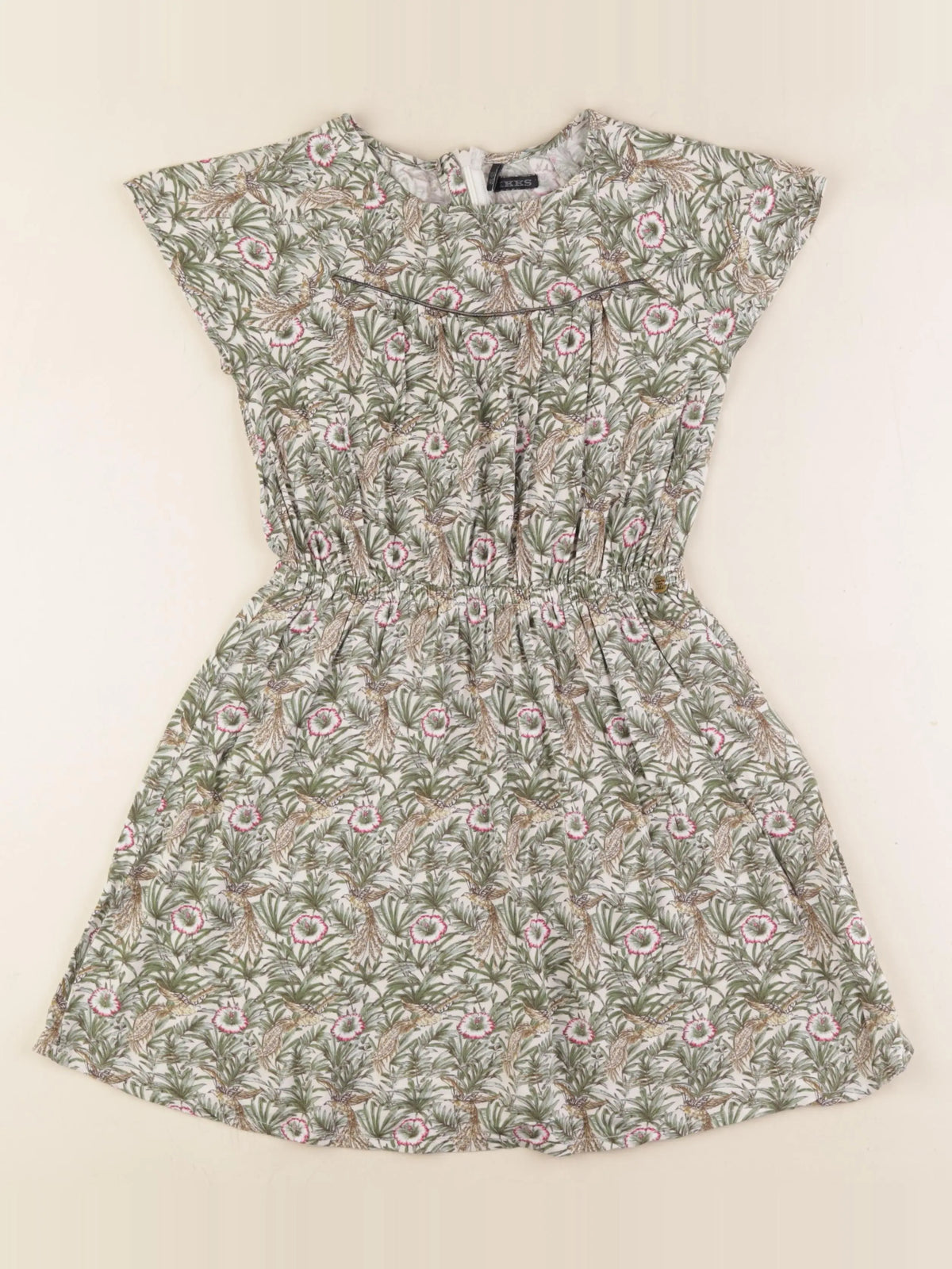 IKKS - robe vert - 10 ans