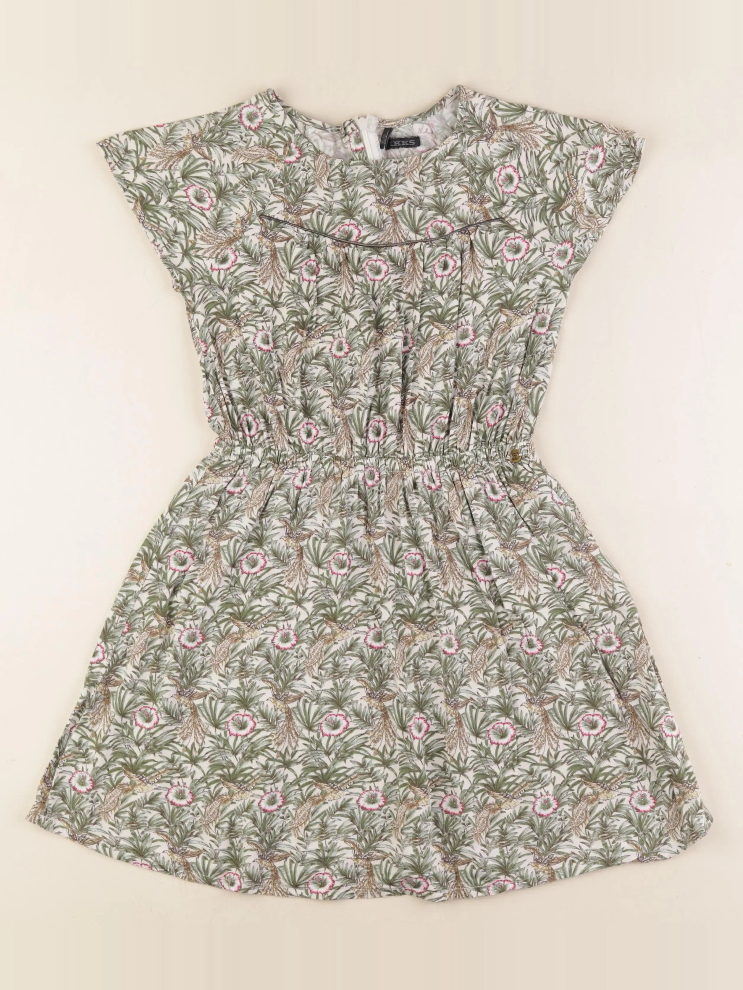 IKKS - robe vert - 10 ans