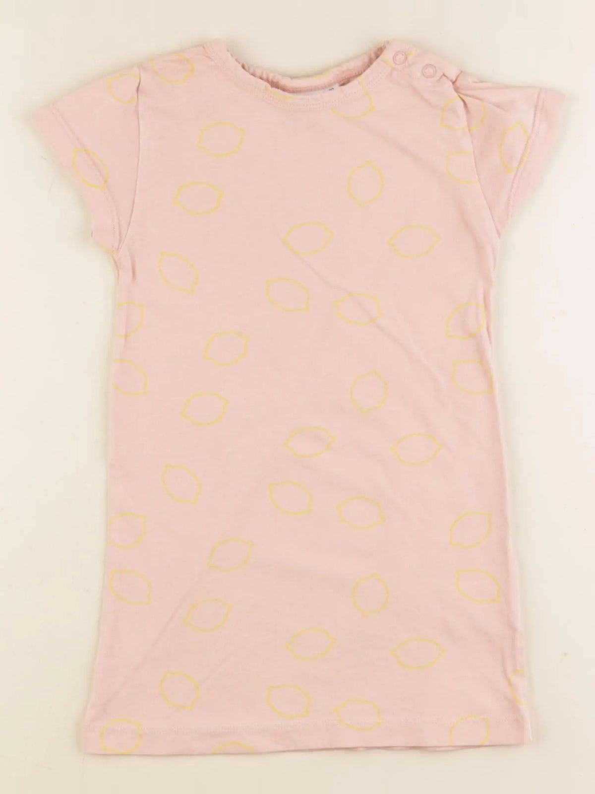 Trixie - chemise de nuit coton rose - 2 ans