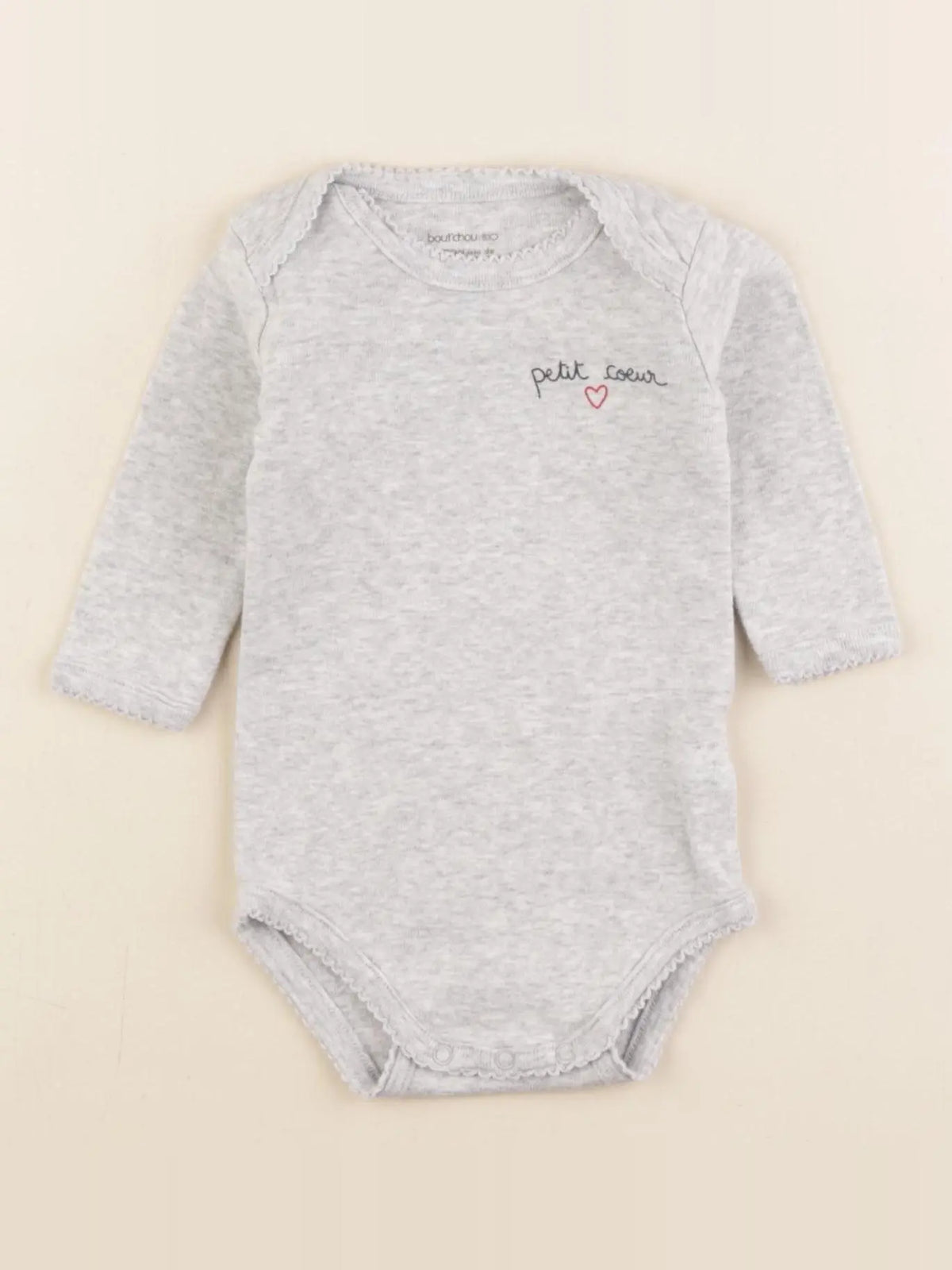 Boutchou - body gris - 6 mois