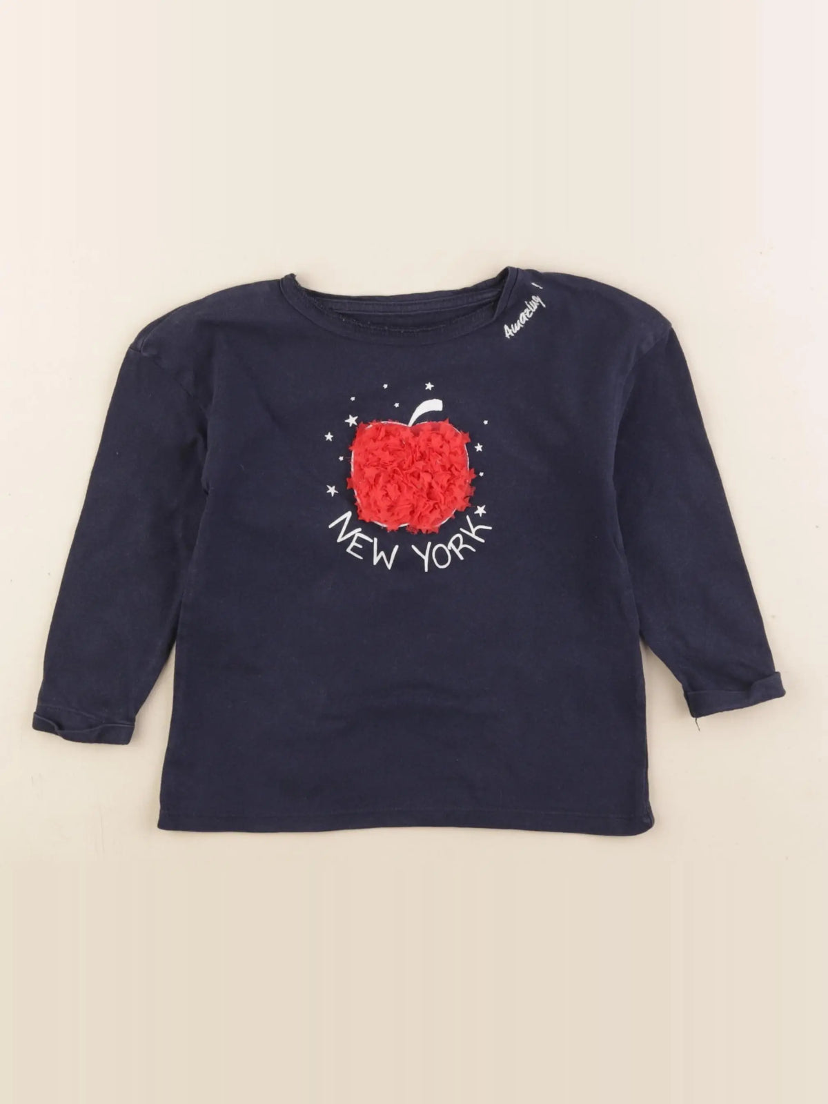 Vertbaudet - tee-shirt bleu - 3 ans