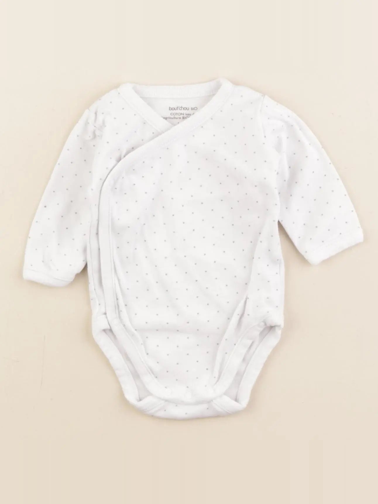 Boutchou - body blanc - 1 mois