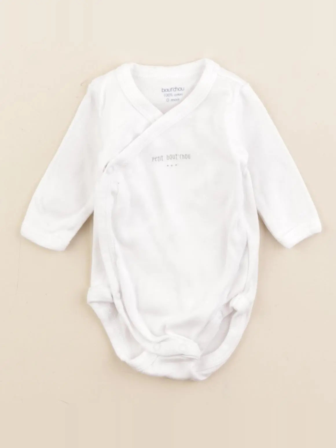 Boutchou - body blanc - 0 mois