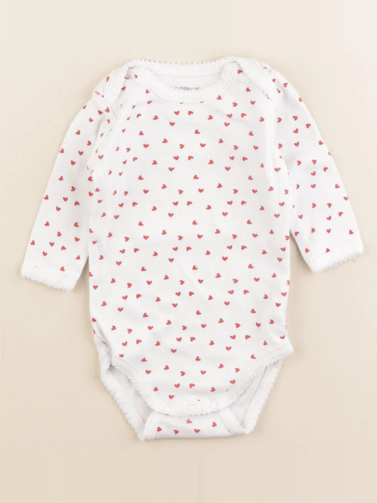 Boutchou - body blanc - 6 mois