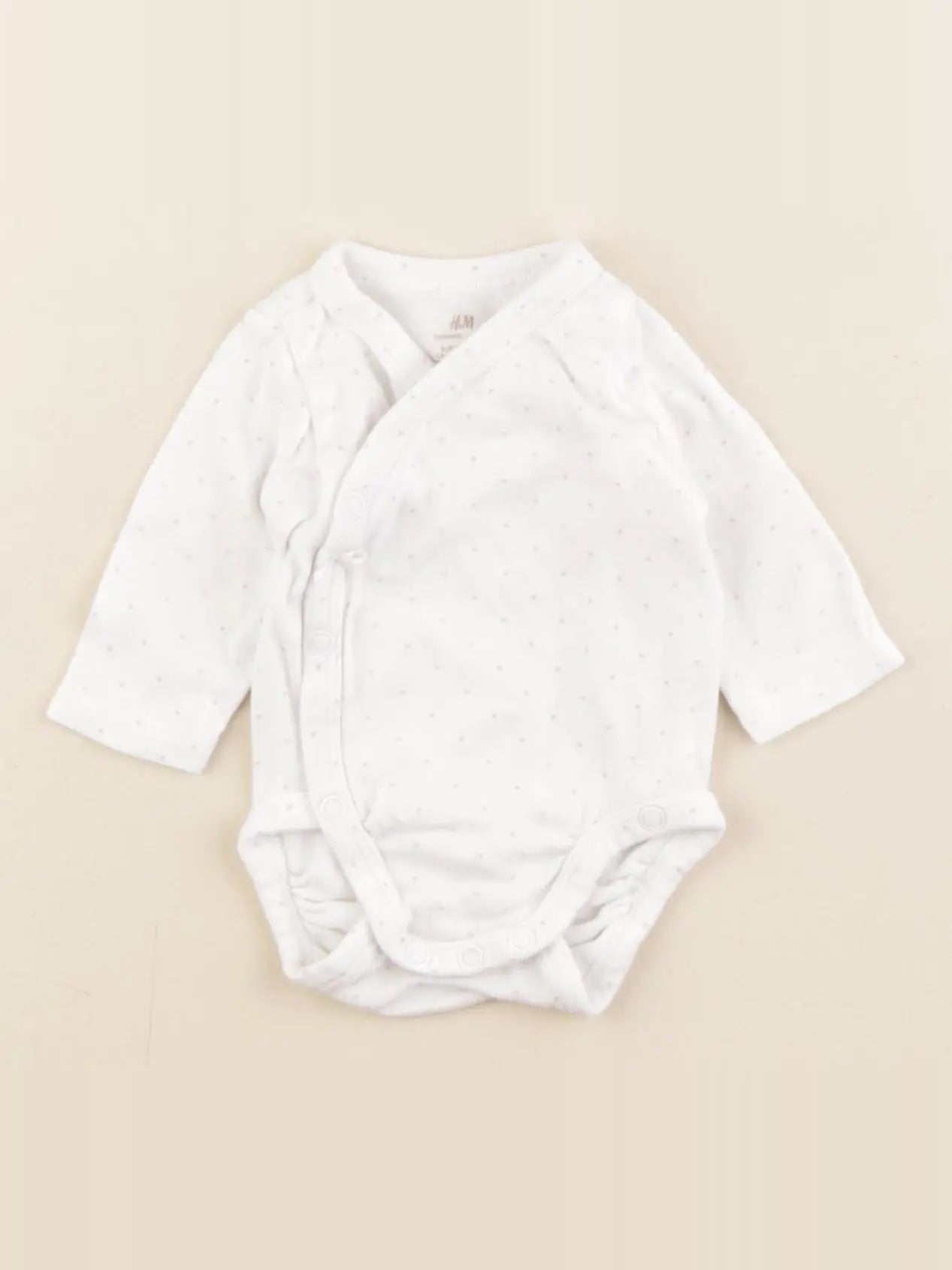 H&M - body blanc - 0/1 mois