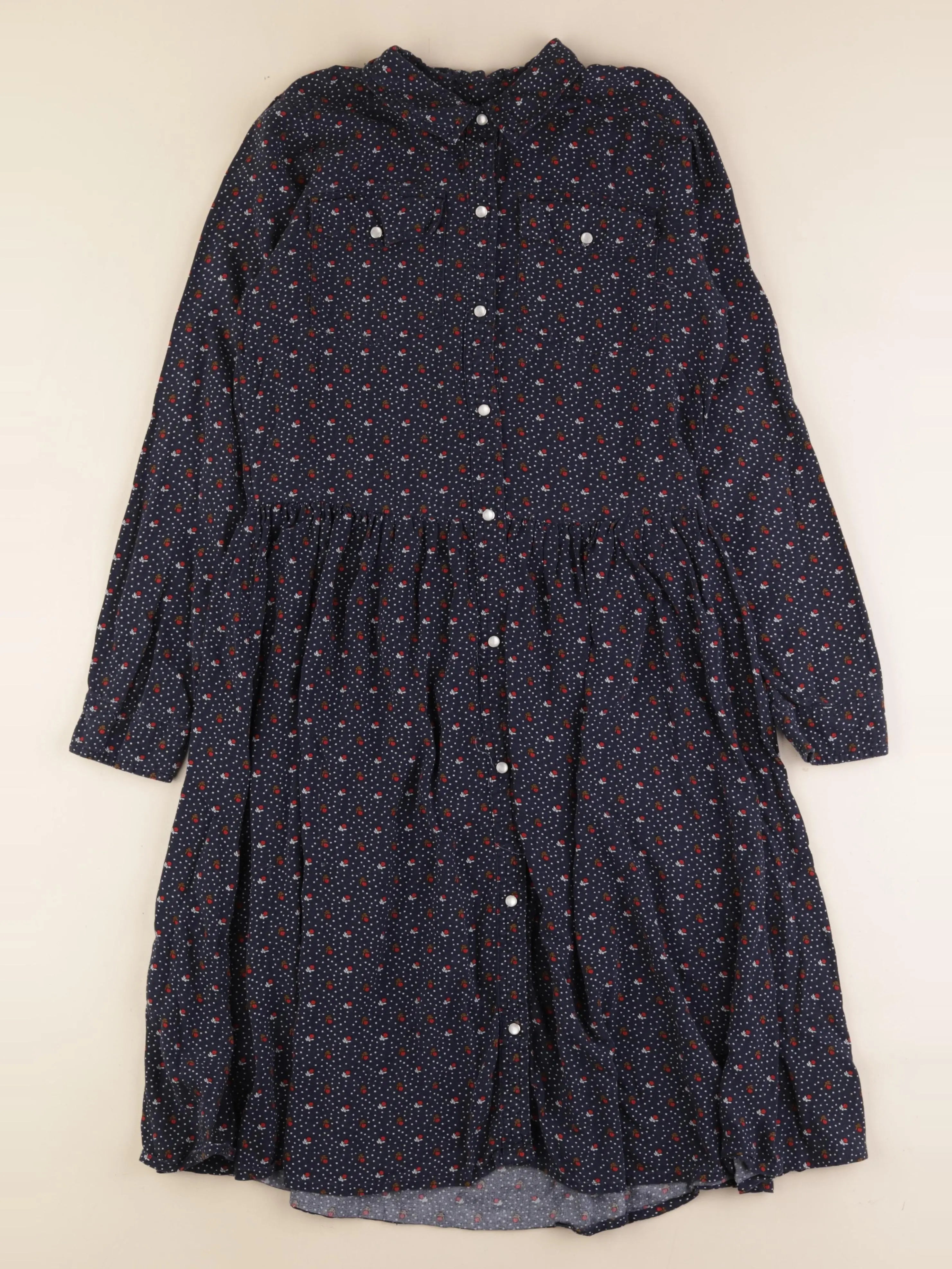 Monoprix - robe bleu - 14 ans