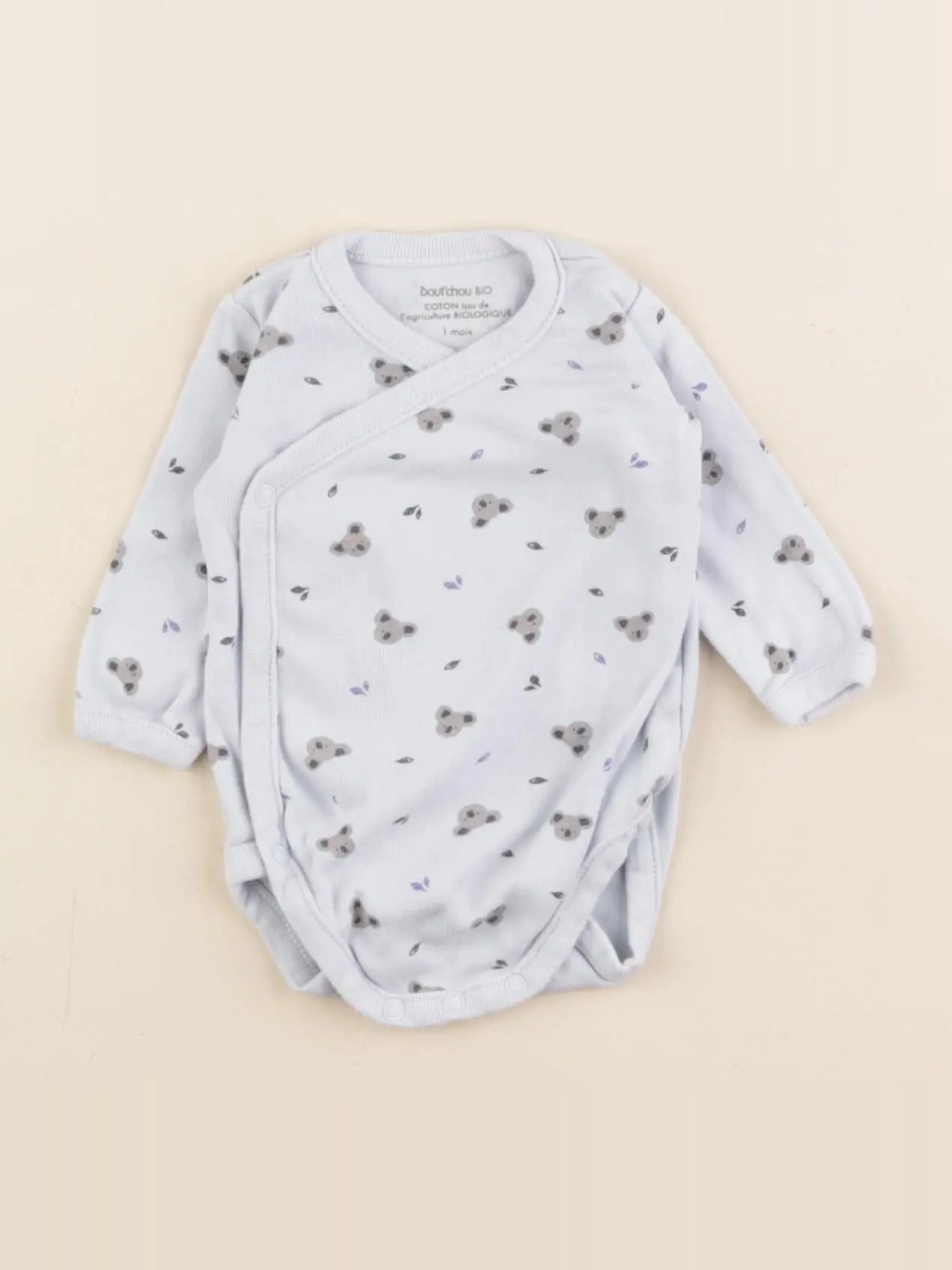 Boutchou - body bleu - 1 mois