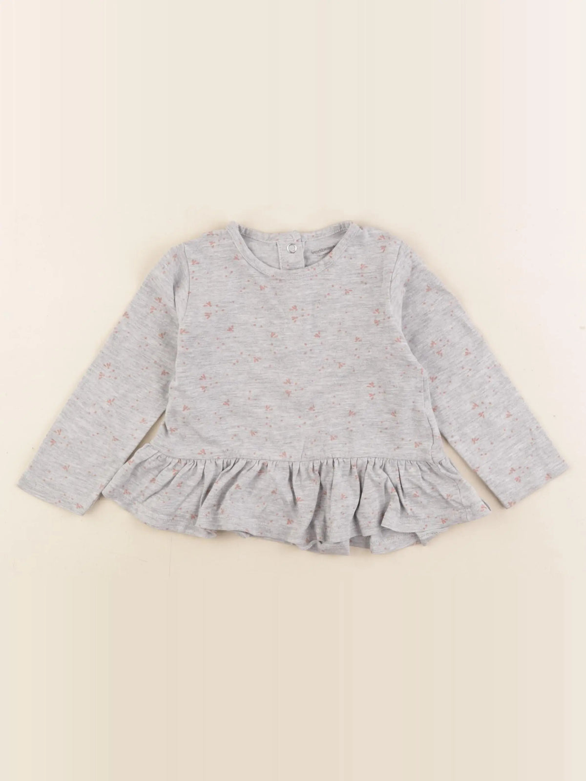 Vertbaudet - tee-shirt gris - 18 mois