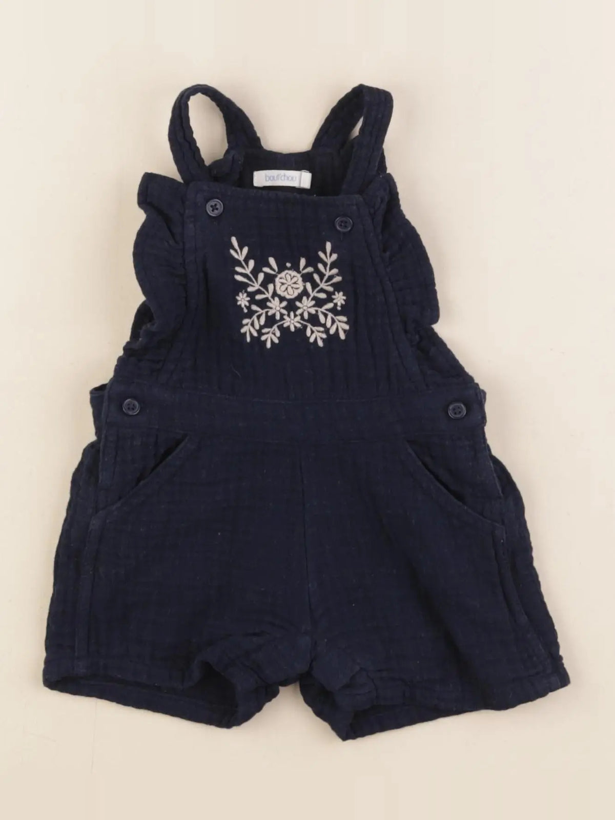 Boutchou - salopette bleu - 6 mois
