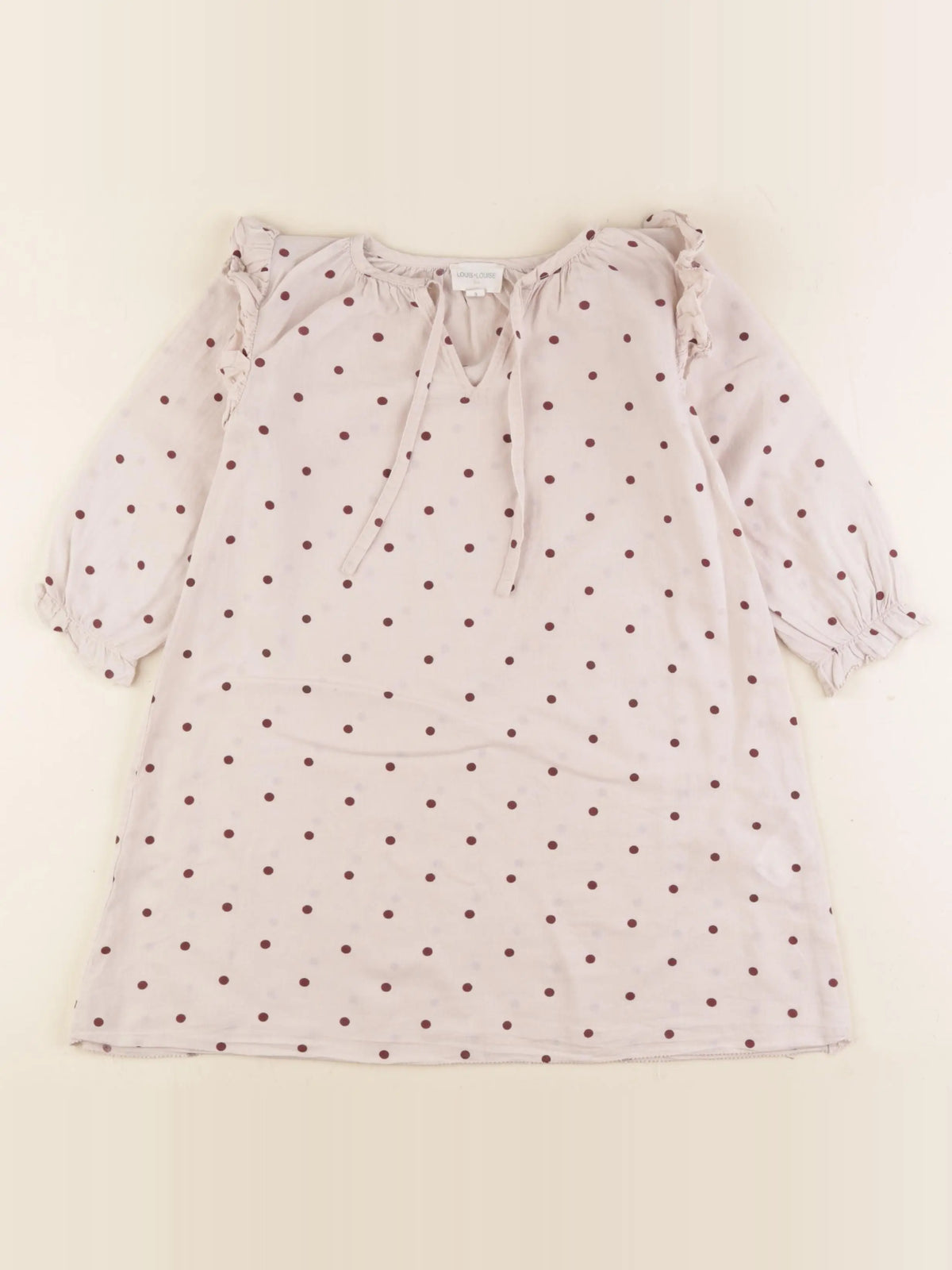 Louis Louise - robe beige - 3 ans