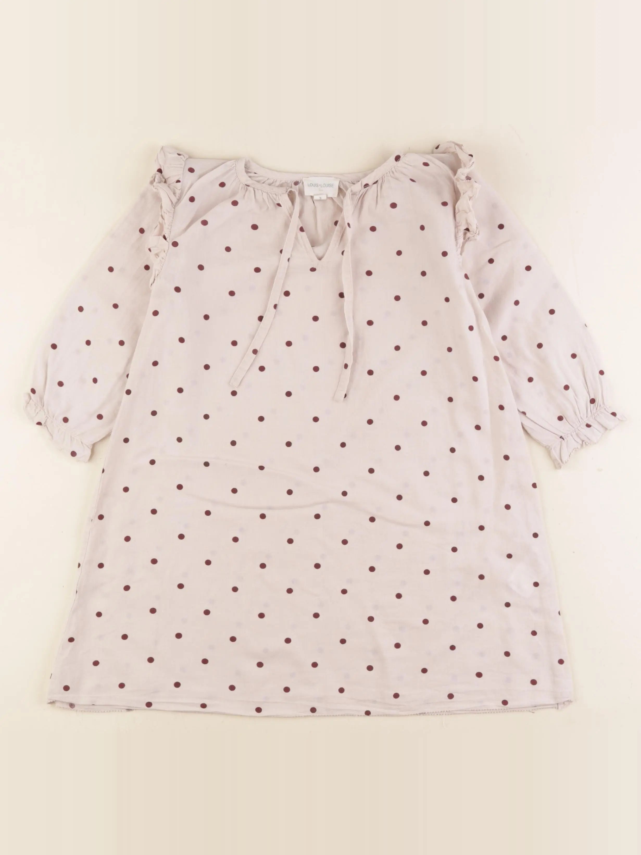 Louis Louise - robe beige - 3 ans
