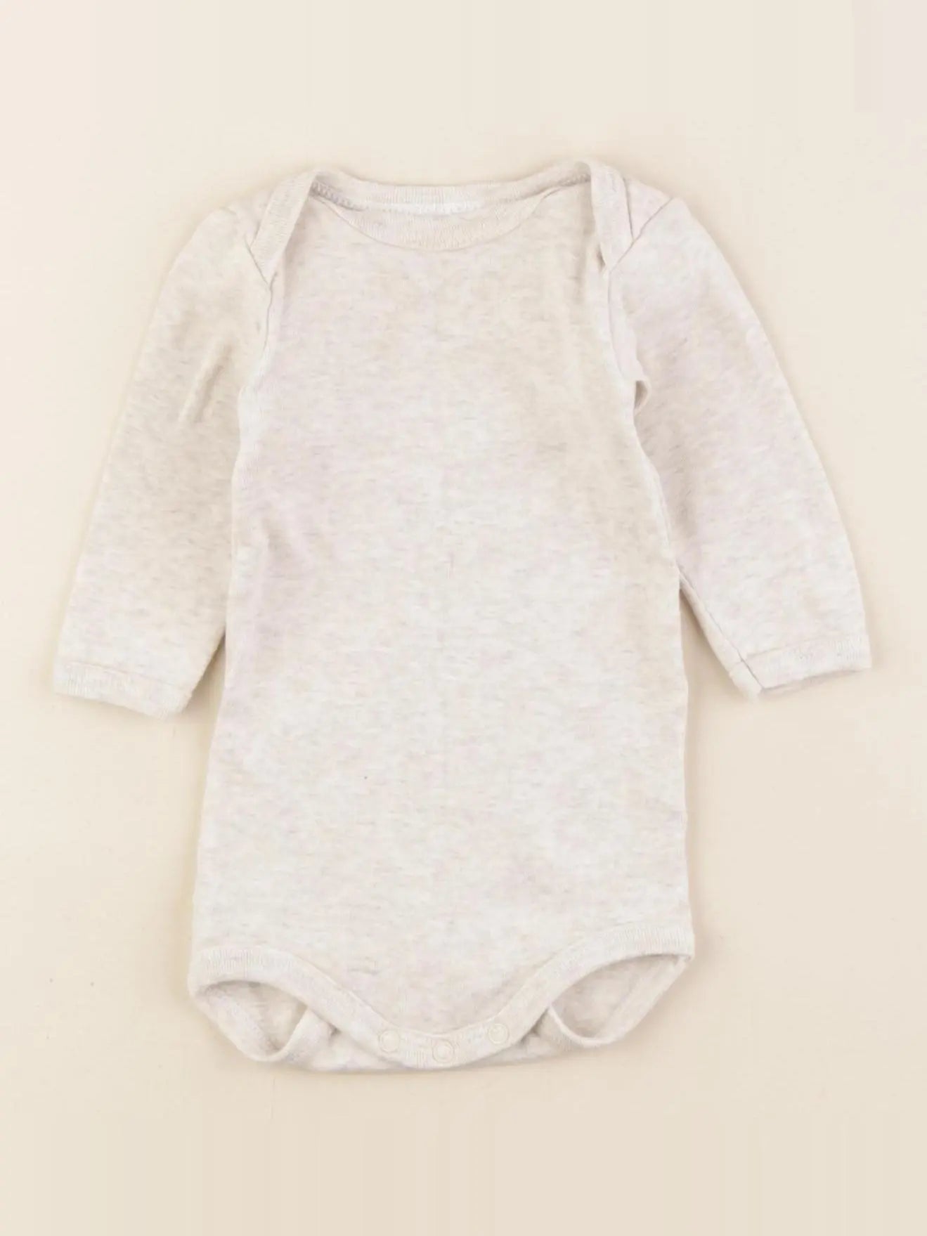Petit Bateau - body beige - 3 mois