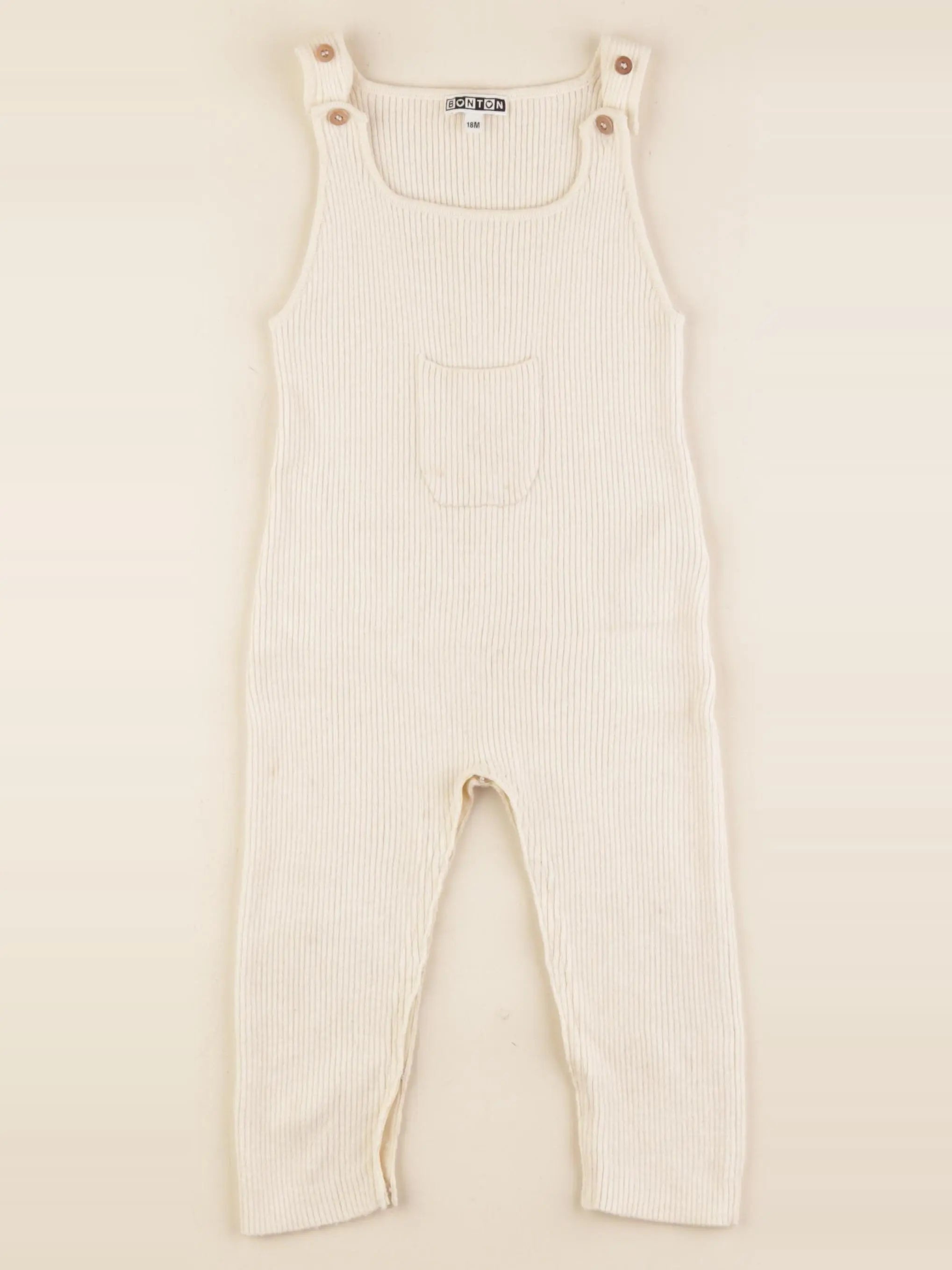 Boutchou - salopette beige - 18 mois