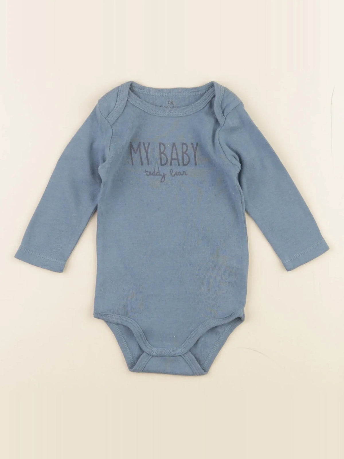 La Redoute - body bleu - 6 mois