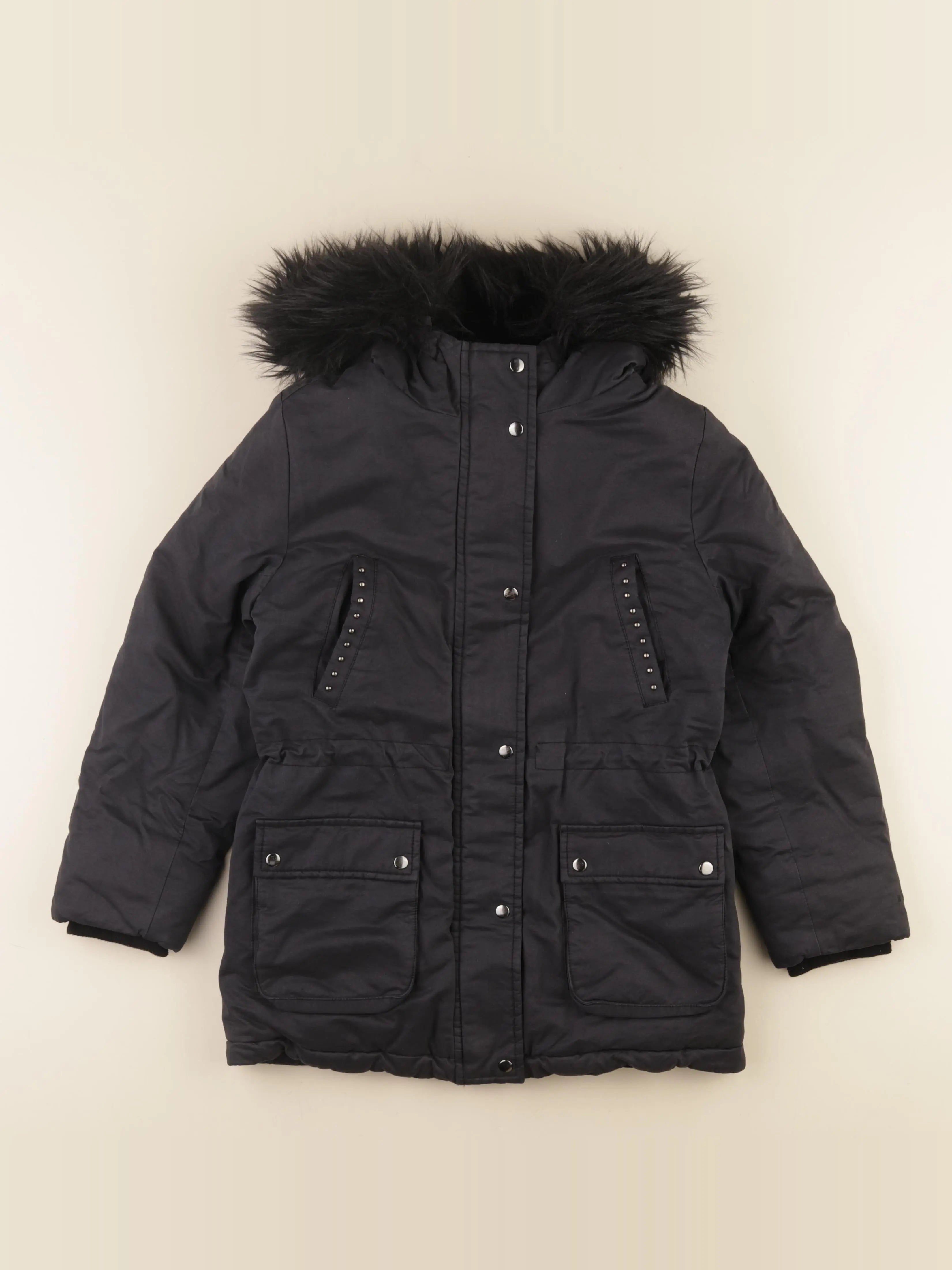 IKKS - parka noir - 10 ans