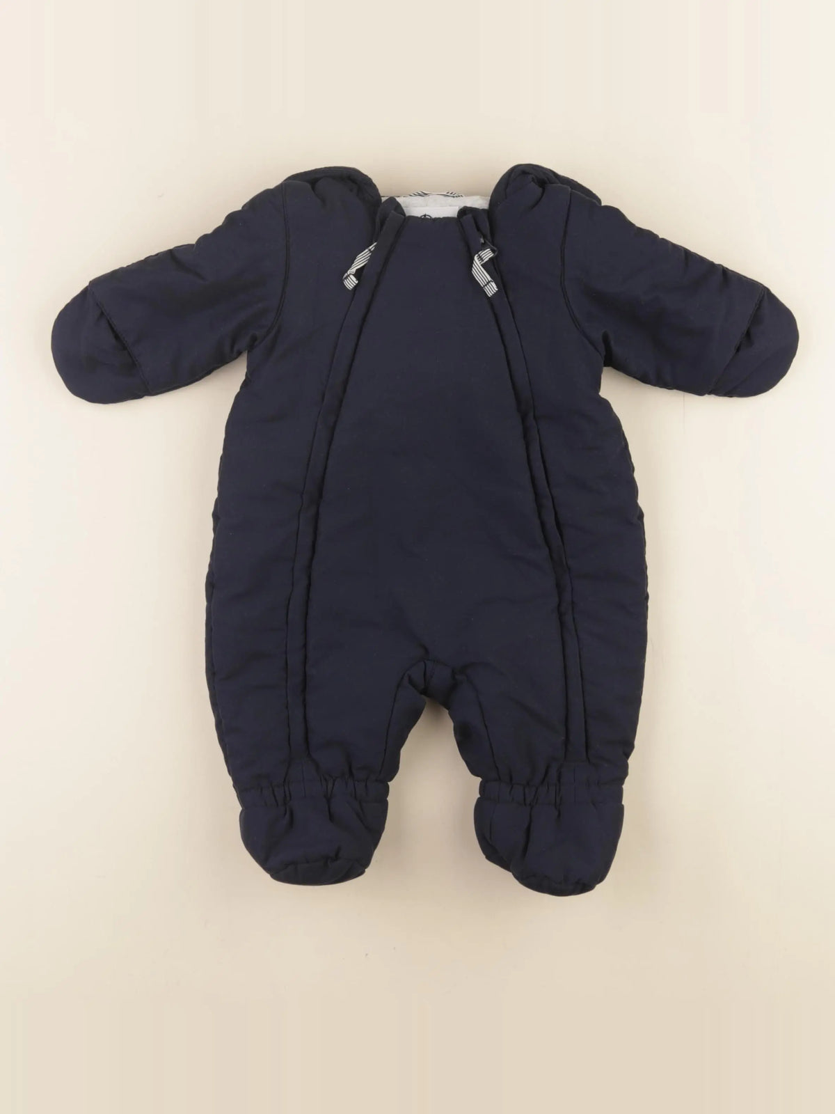Petit Bateau - combi-pilote bleu - 3 mois