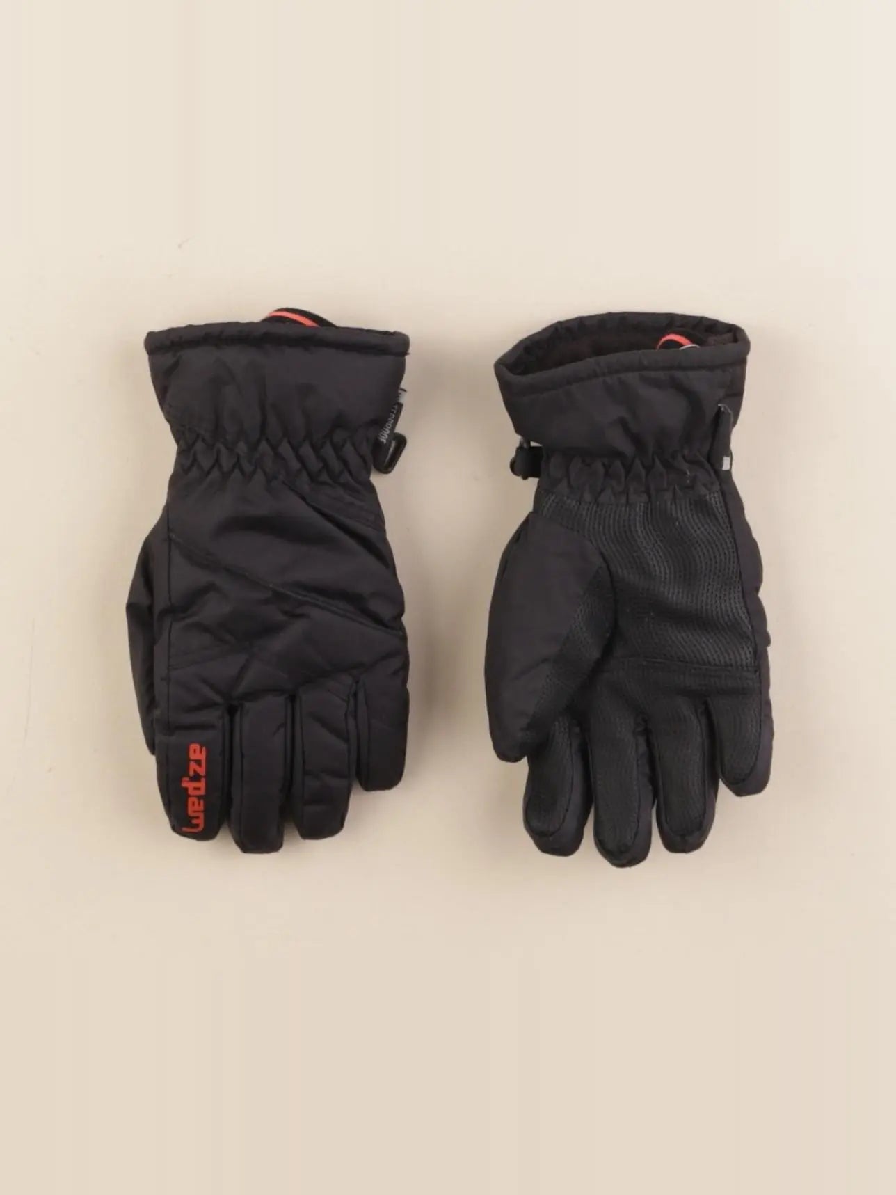 Decathlon ski - gants de ski noir - 8 ans