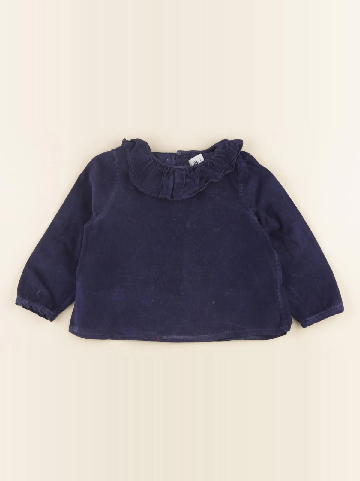 Petit Bateau - blouse bleu - 36 mois