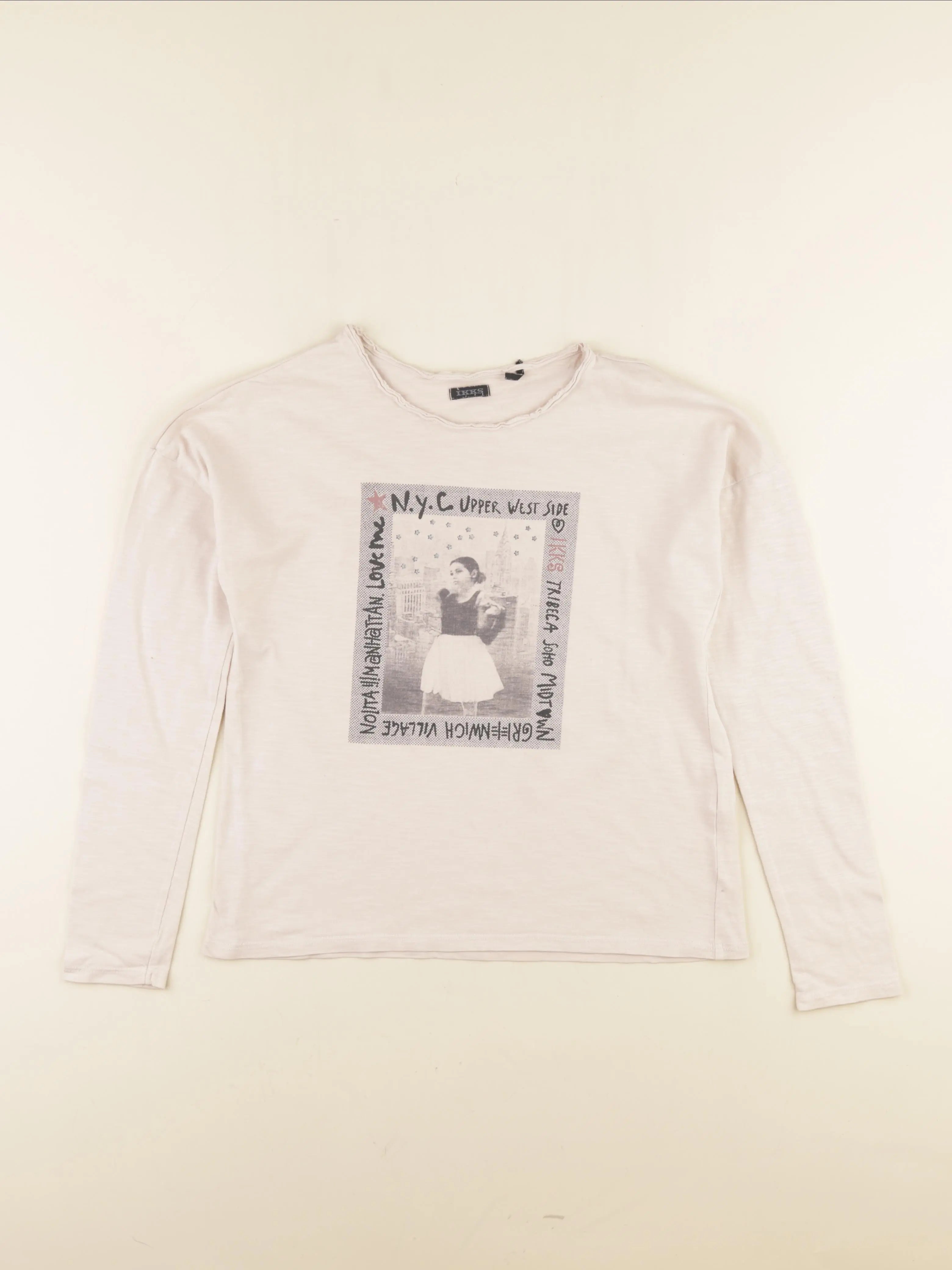 IKKS - tee-shirt beige - 12 ans