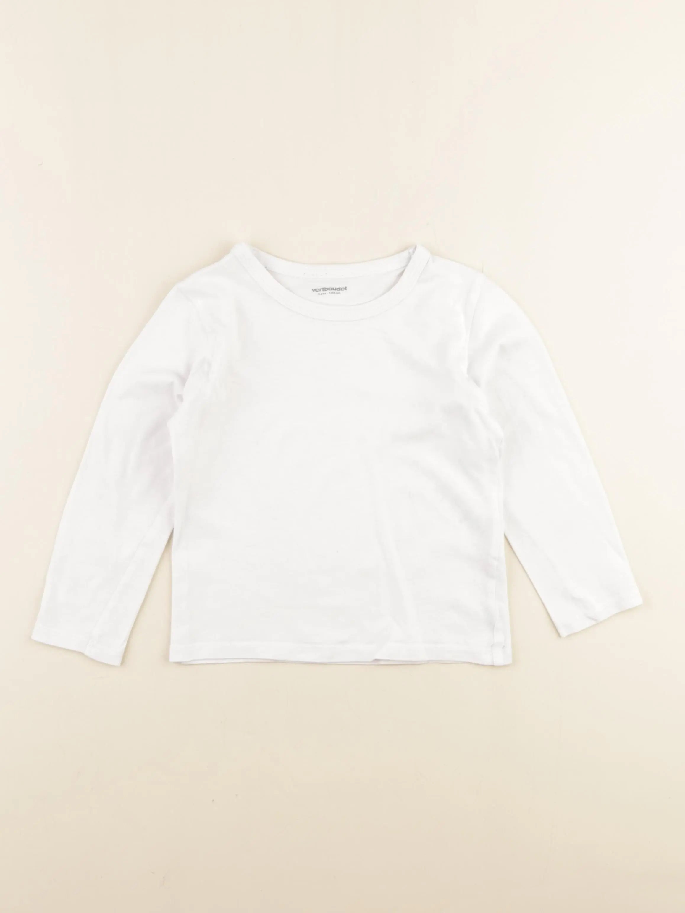 Vertbaudet - maillot de corps blanc - 4 ans