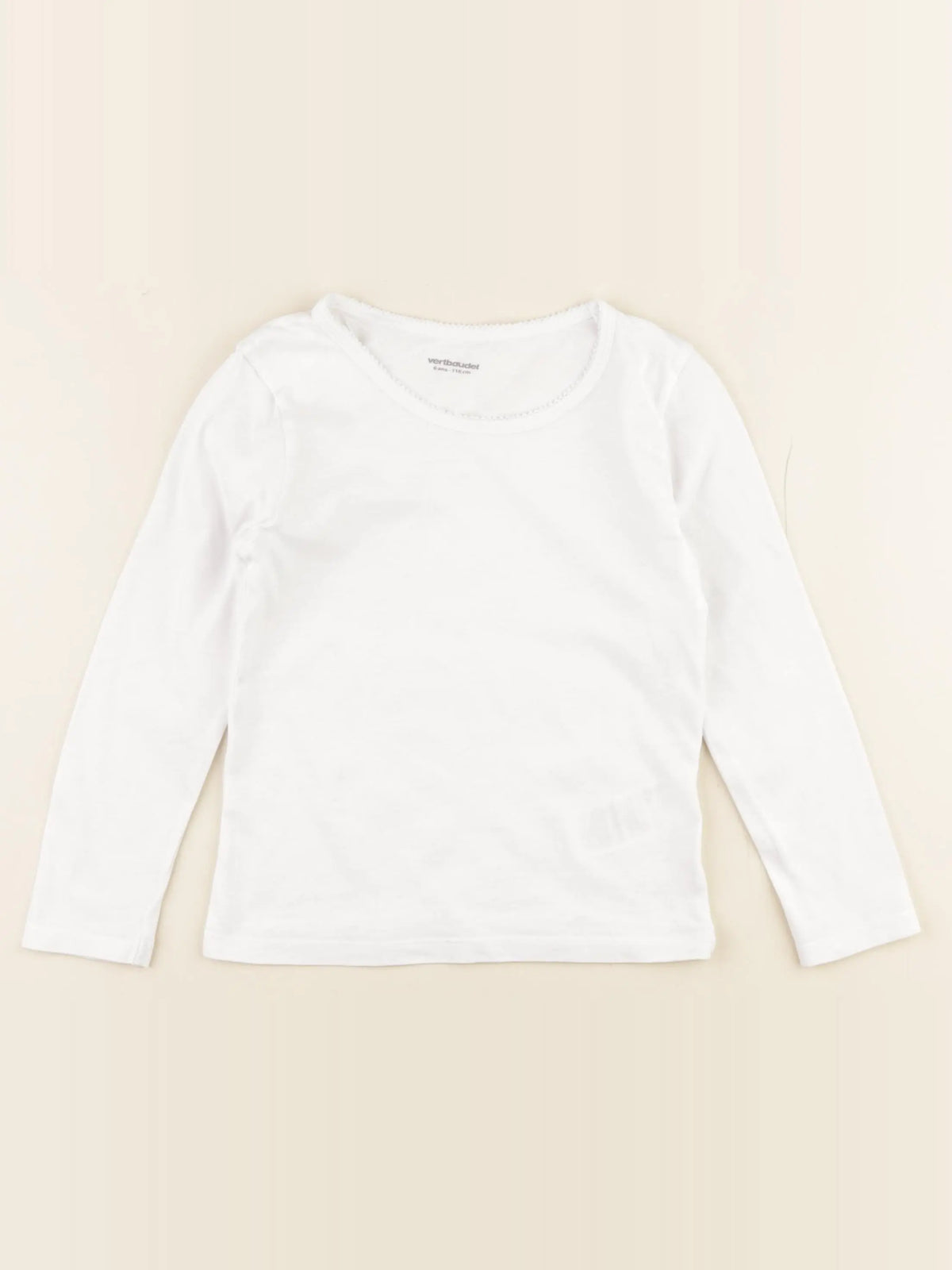 Vertbaudet - maillot de corps blanc - 6 ans