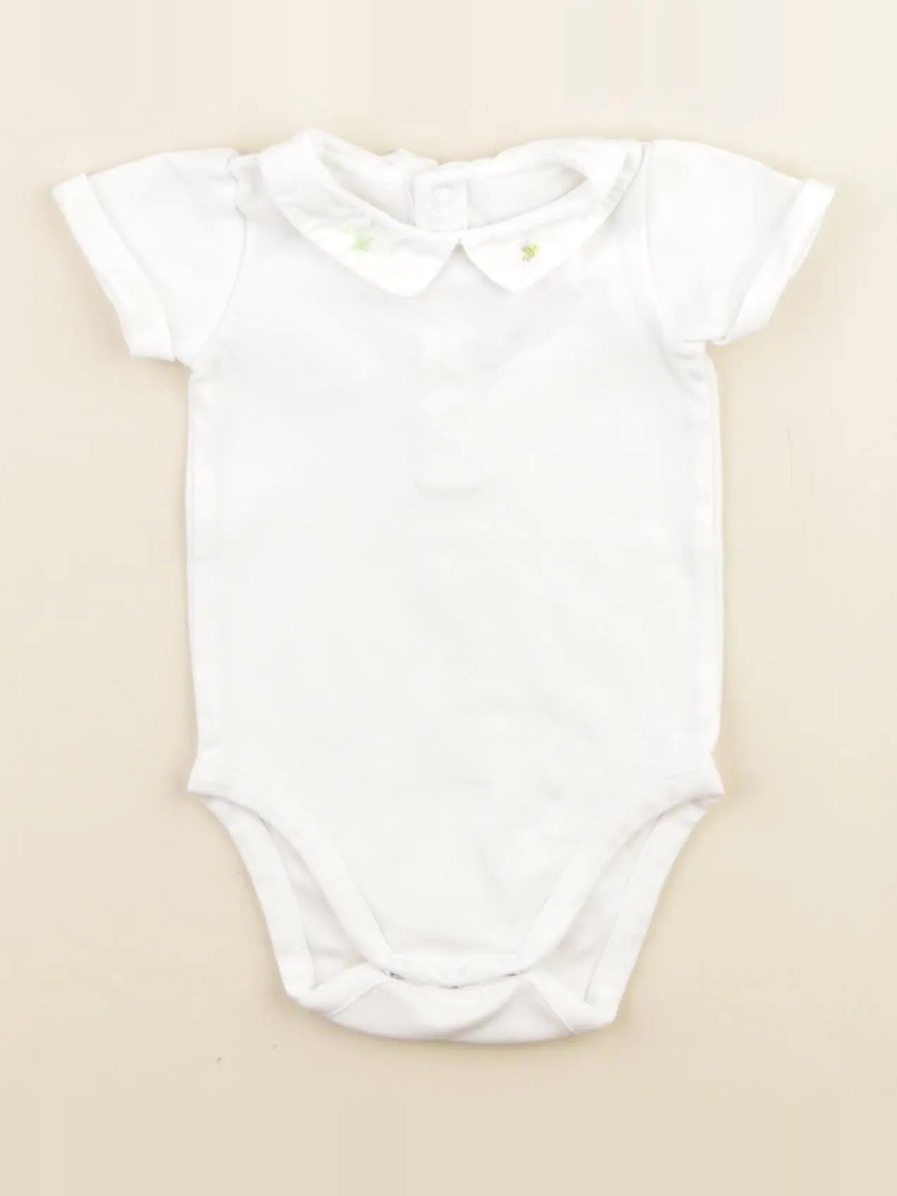 Jacadi - body à col blanc - 3 mois
