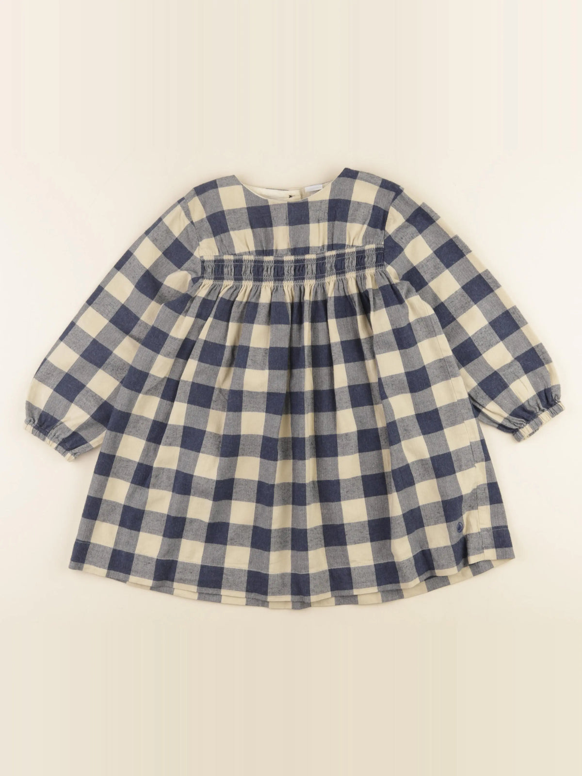 Petit Bateau - robe bleu - 5 ans