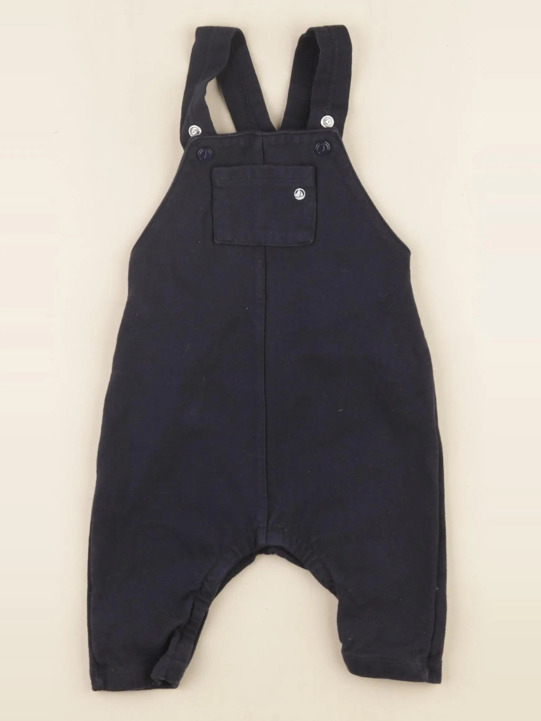 Petit Bateau - salopette bleu - 12 mois