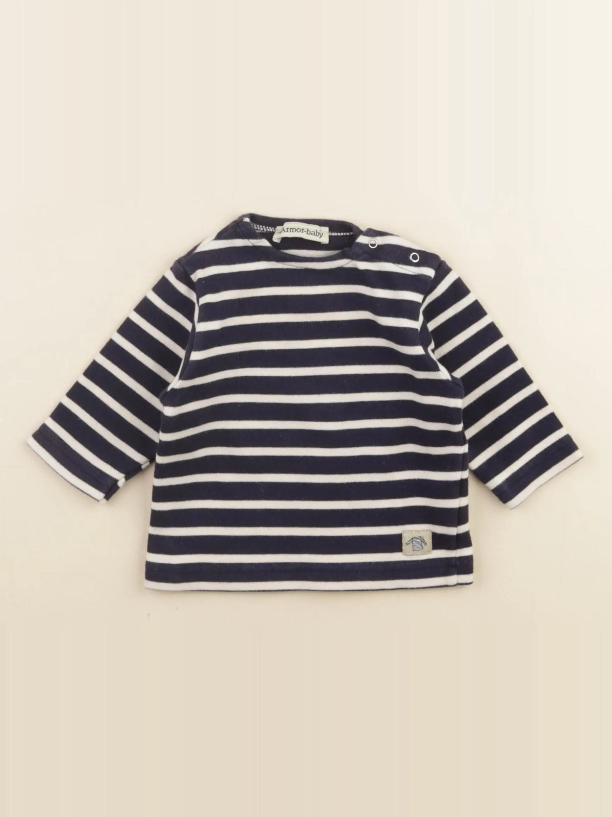 Armor Lux - tee-shirt bleu - 3 mois