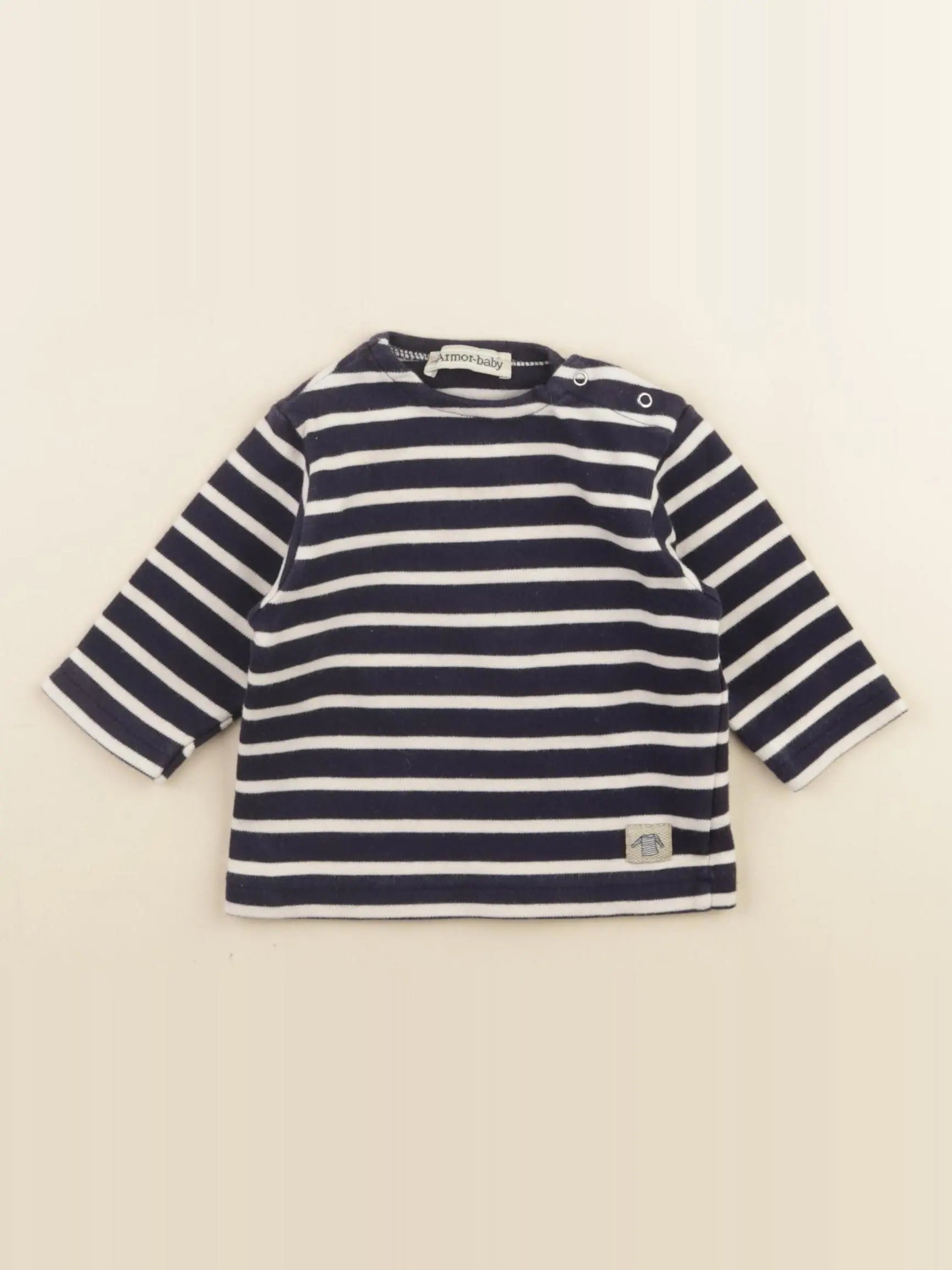 Armor Lux - tee-shirt bleu - 3 mois