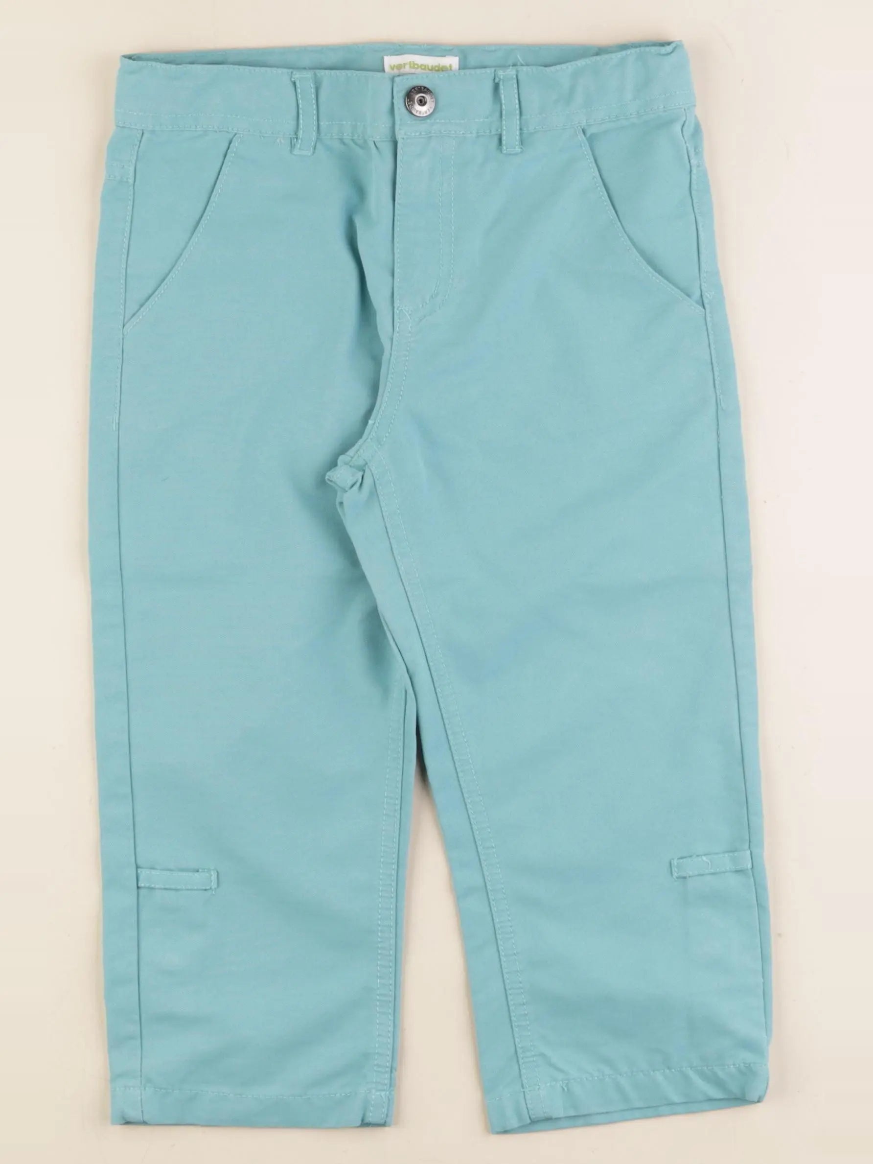 Vertbaudet - pantacourt bleu - 7 ans