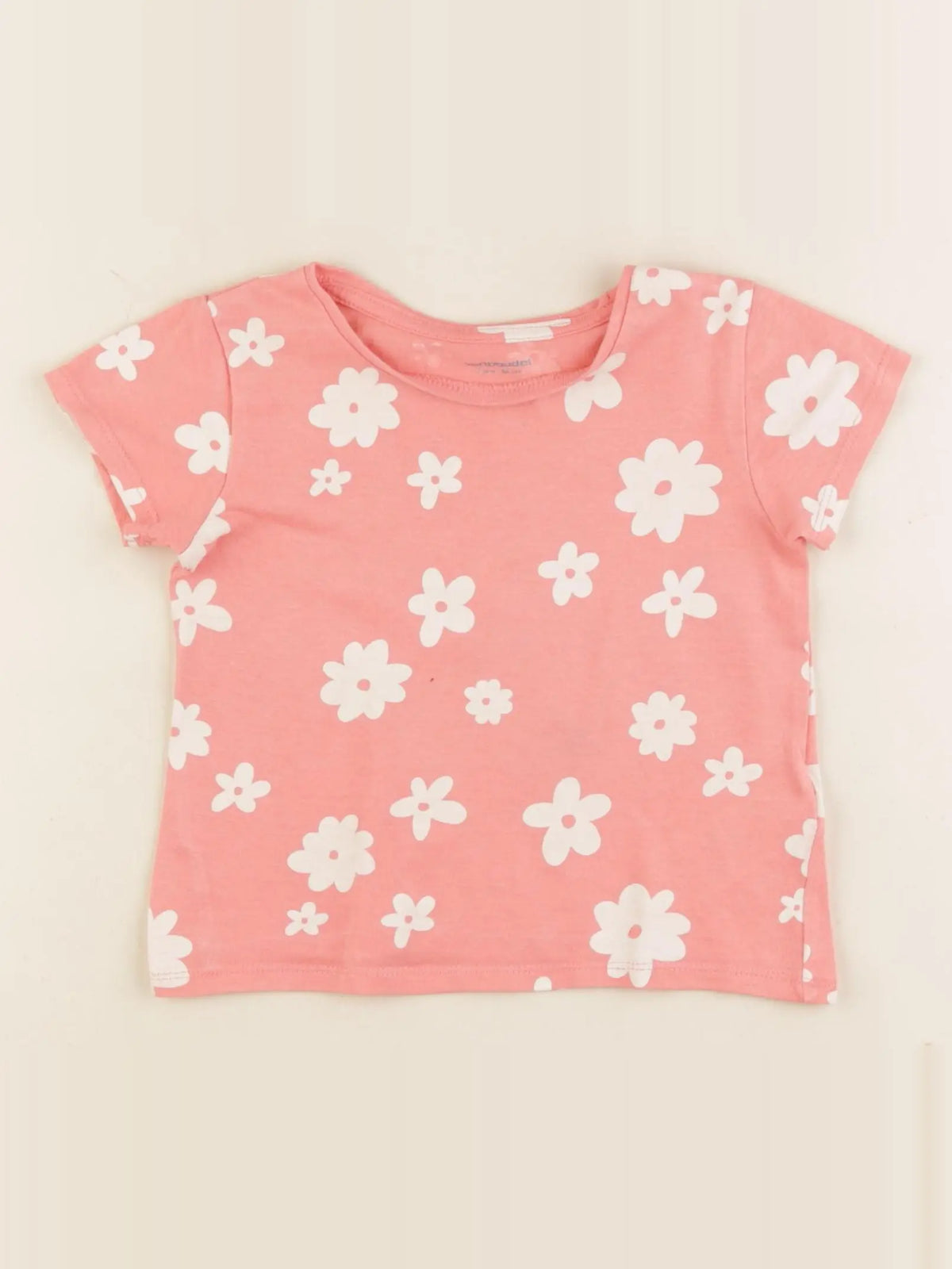 Vertbaudet - tee-shirt rose - 2 ans