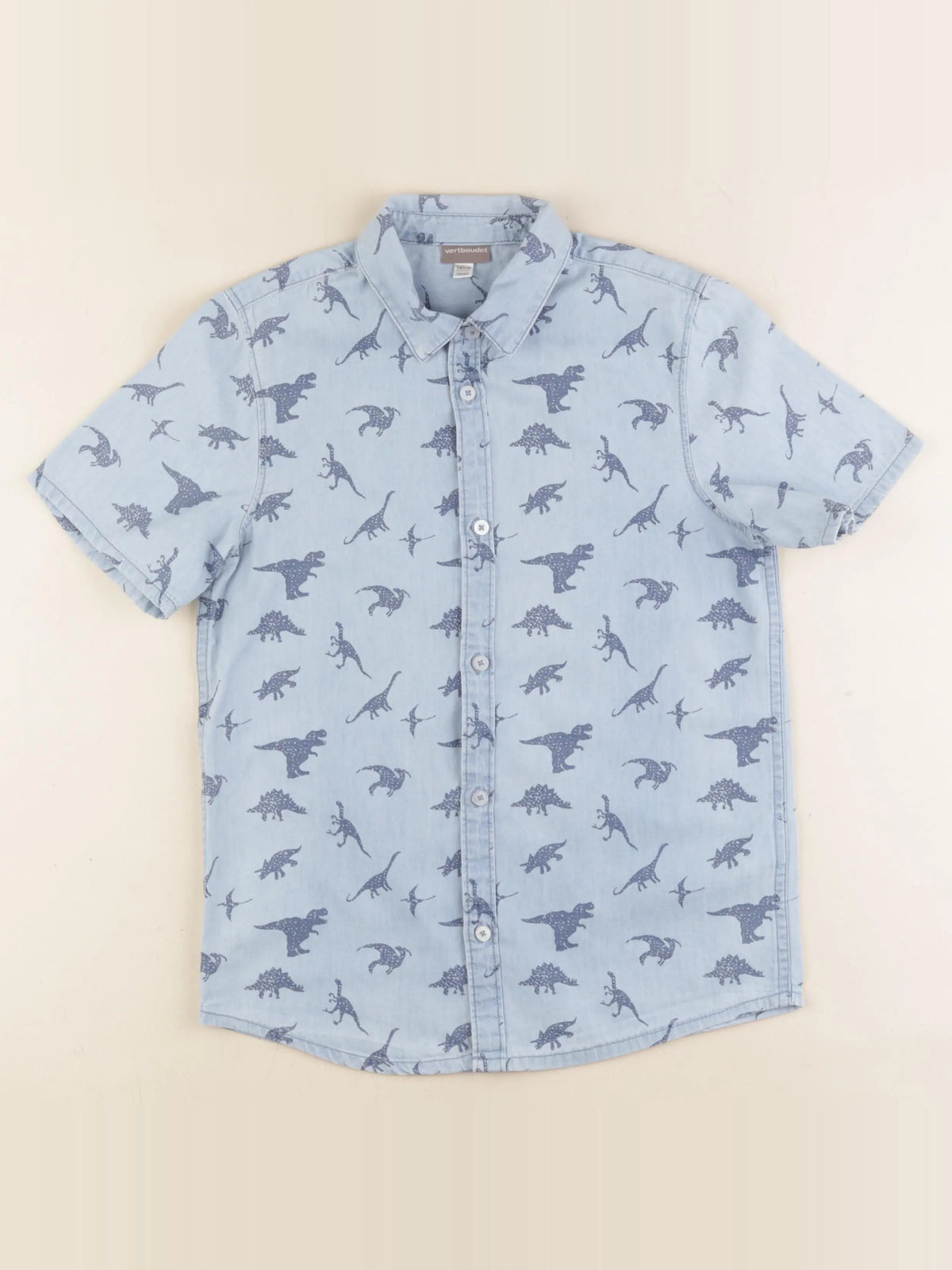 Vertbaudet - chemise bleu - 10 ans