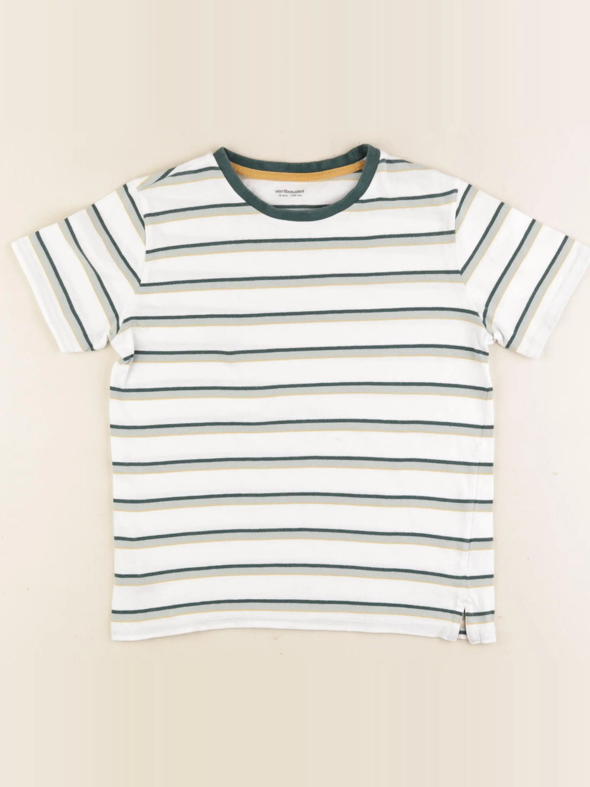 Vertbaudet - tee-shirt blanc - 10 ans