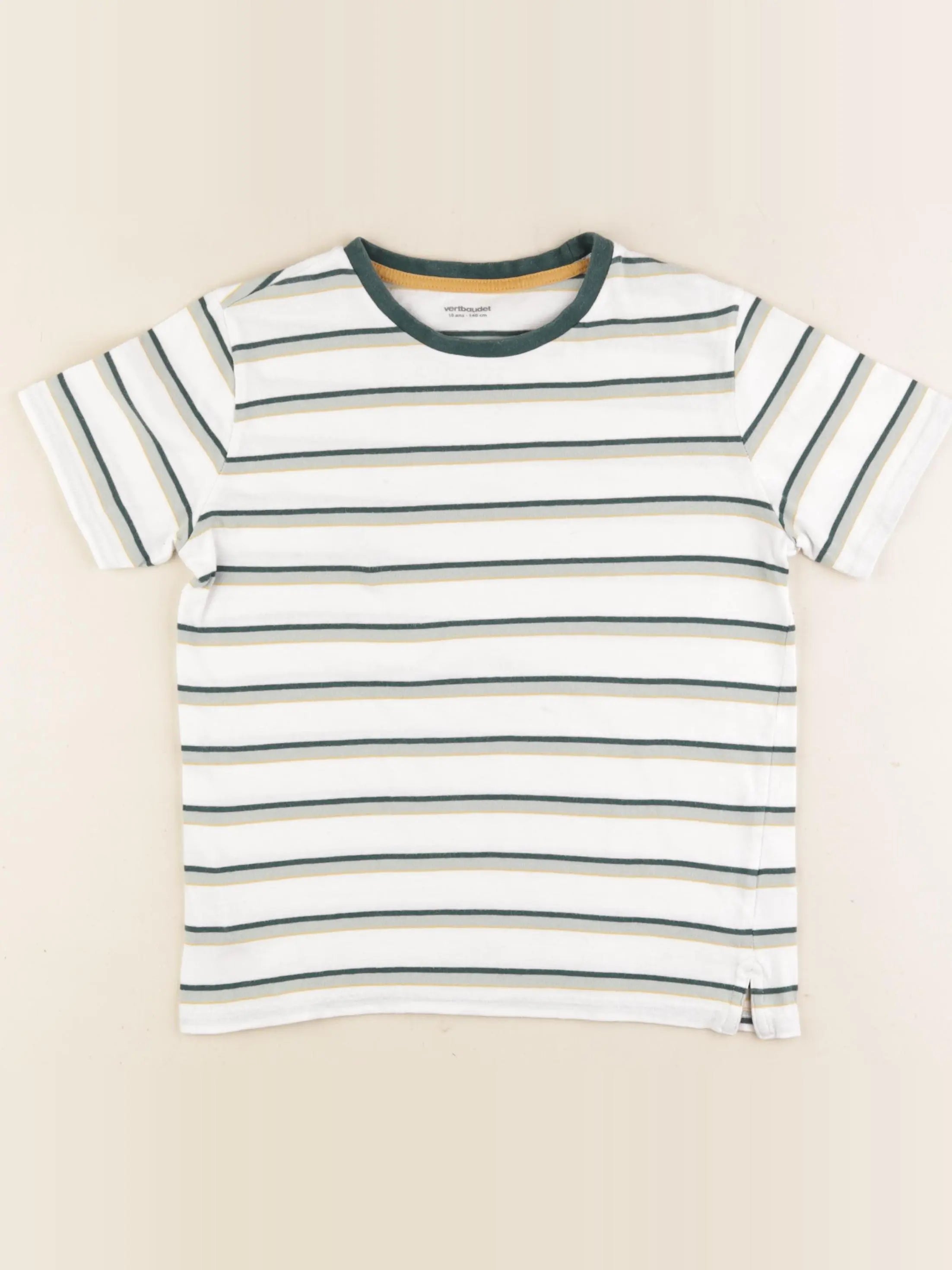 Vertbaudet - tee-shirt blanc - 10 ans