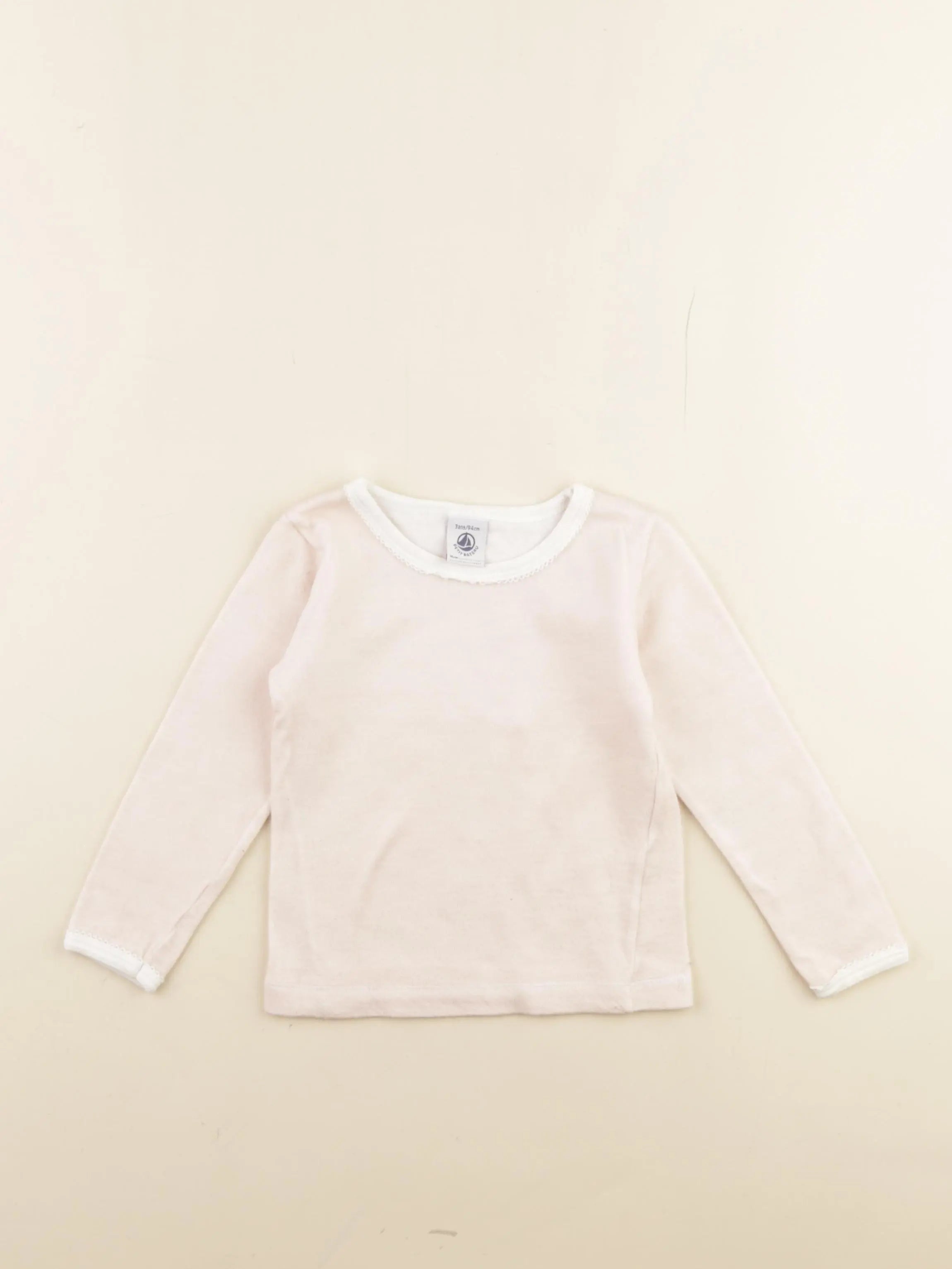 Petit Bateau - tee-shirt rose - 3 ans