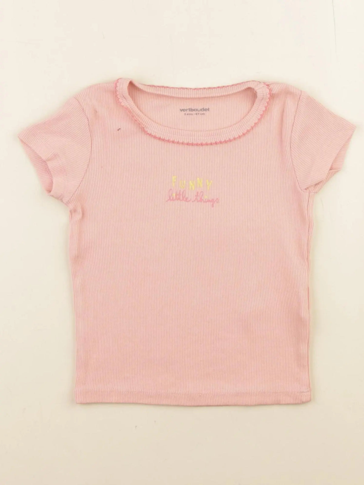 Vertbaudet - maillot de corps rose - 3 ans