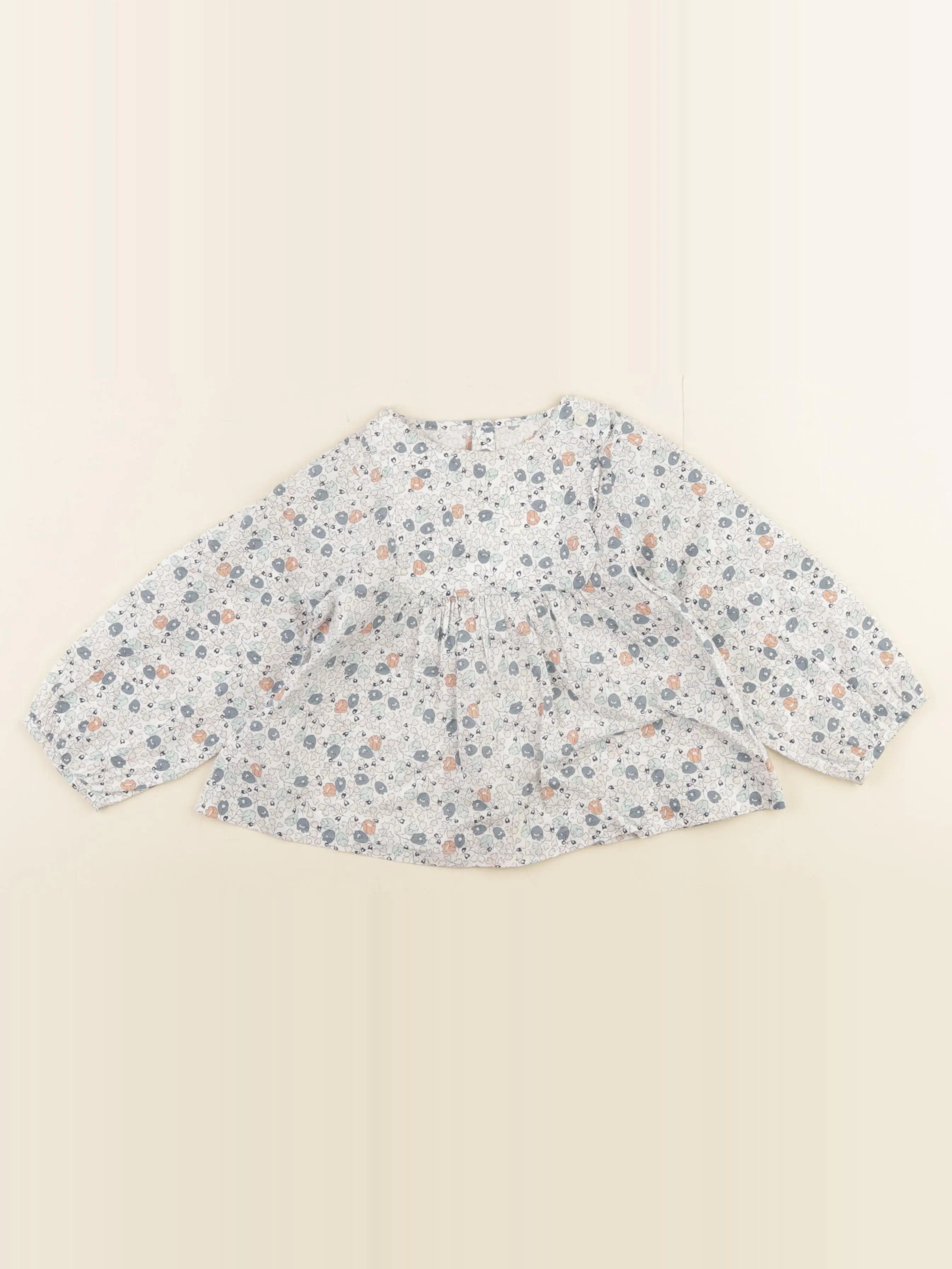 Jacadi - blouse liberty multicolore - 24 mois