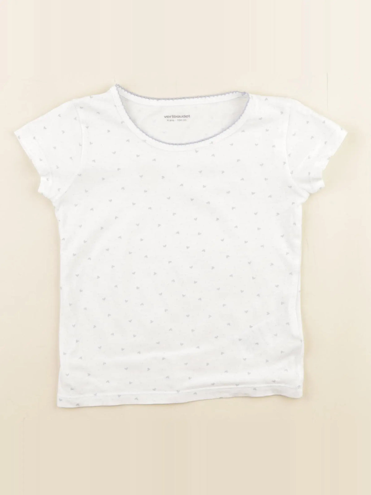 Vertbaudet - maillot de corps bleu - 4 ans