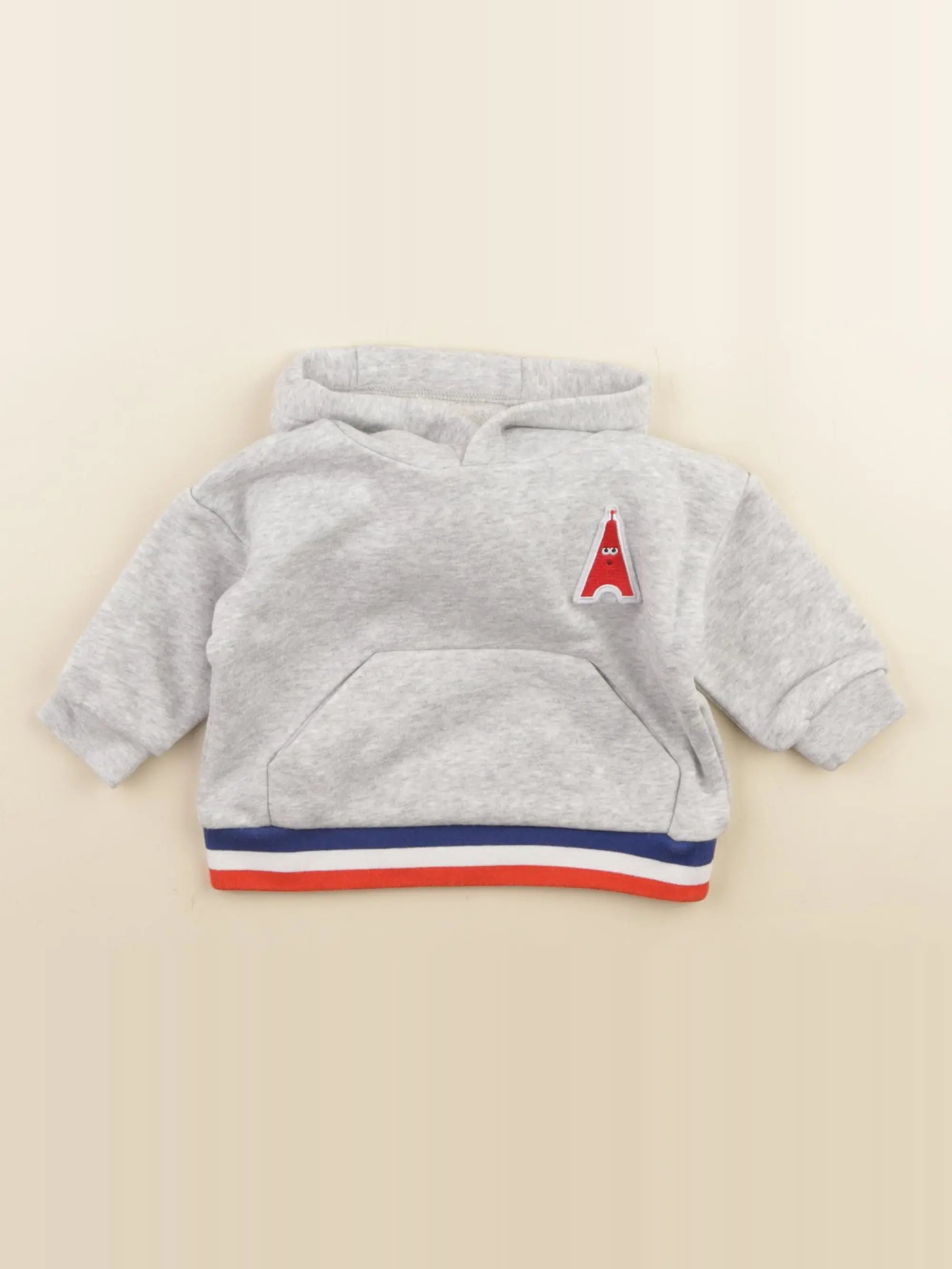 Jacadi - sweat gris - 6 mois