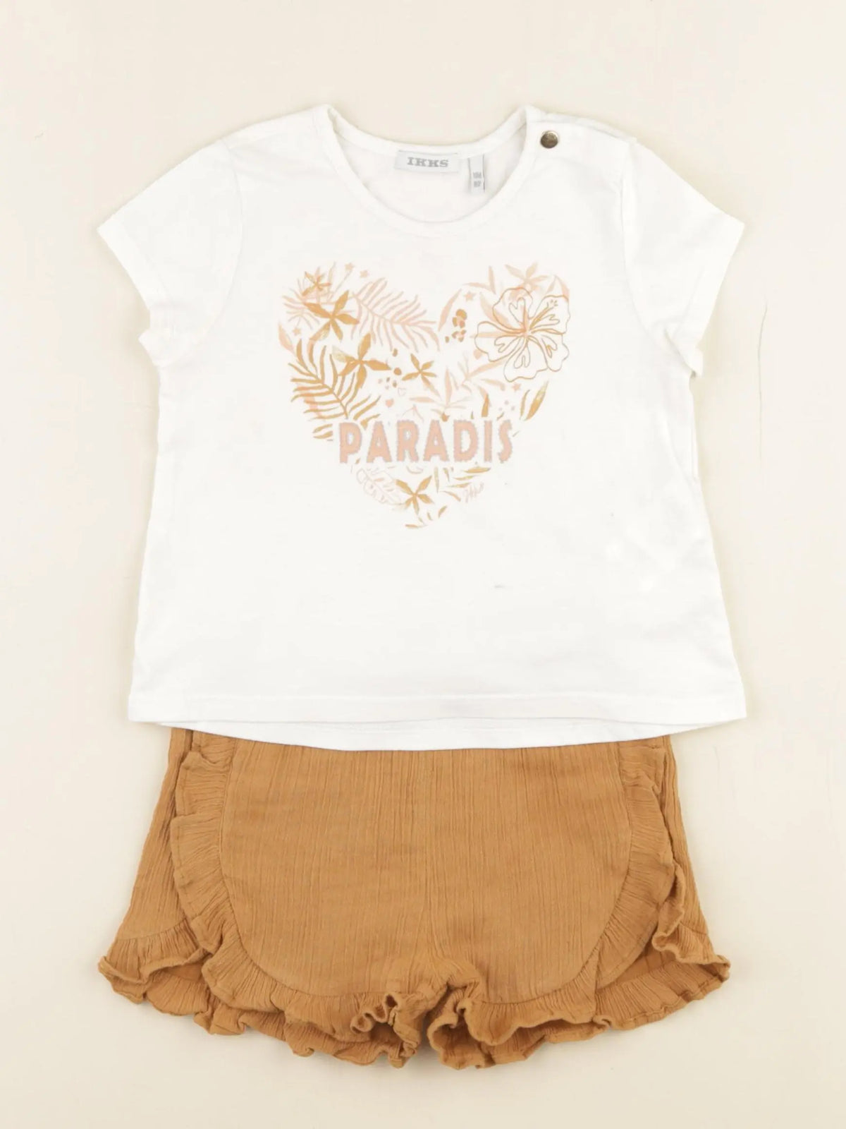 IKKS - ensemble marron - 18 mois
