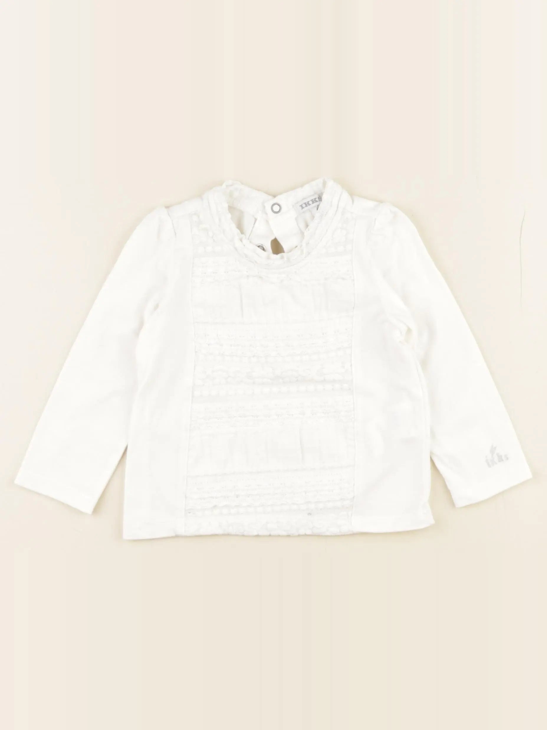 IKKS - tee-shirt blanc - 12 mois